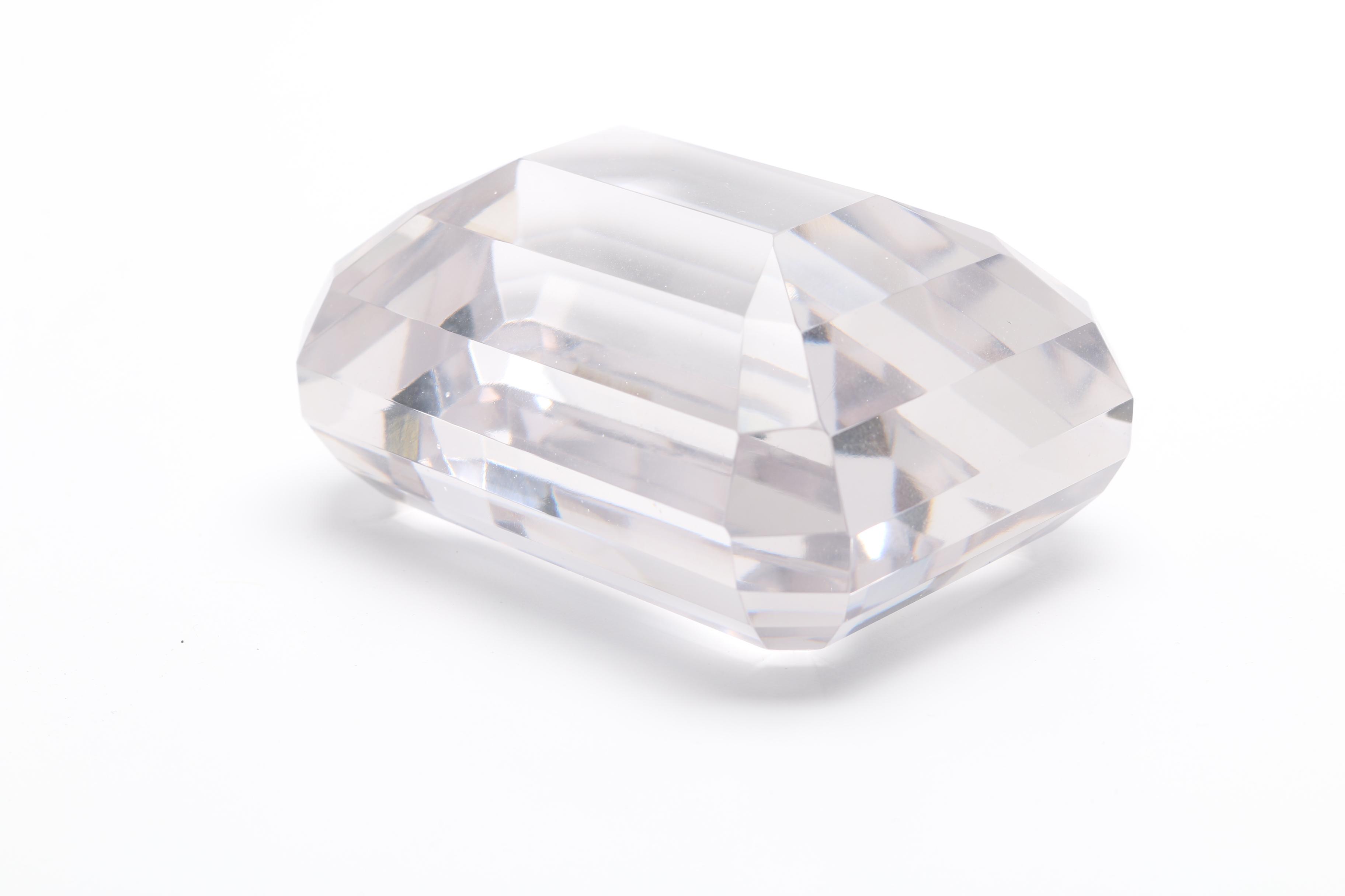 Glass Home Décor Featuring Frosted Cat Figure