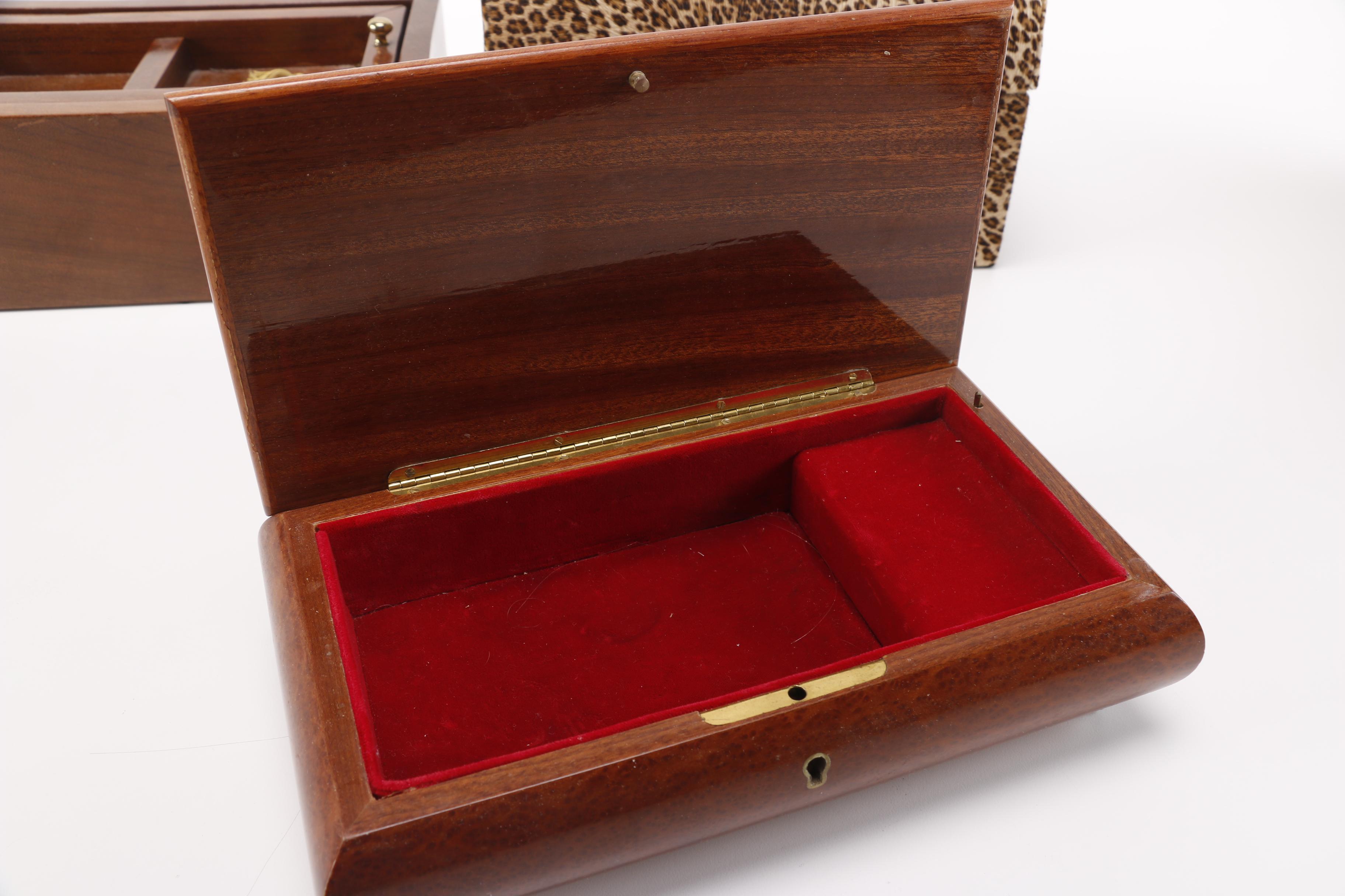 Assortment of Jewelry Boxes