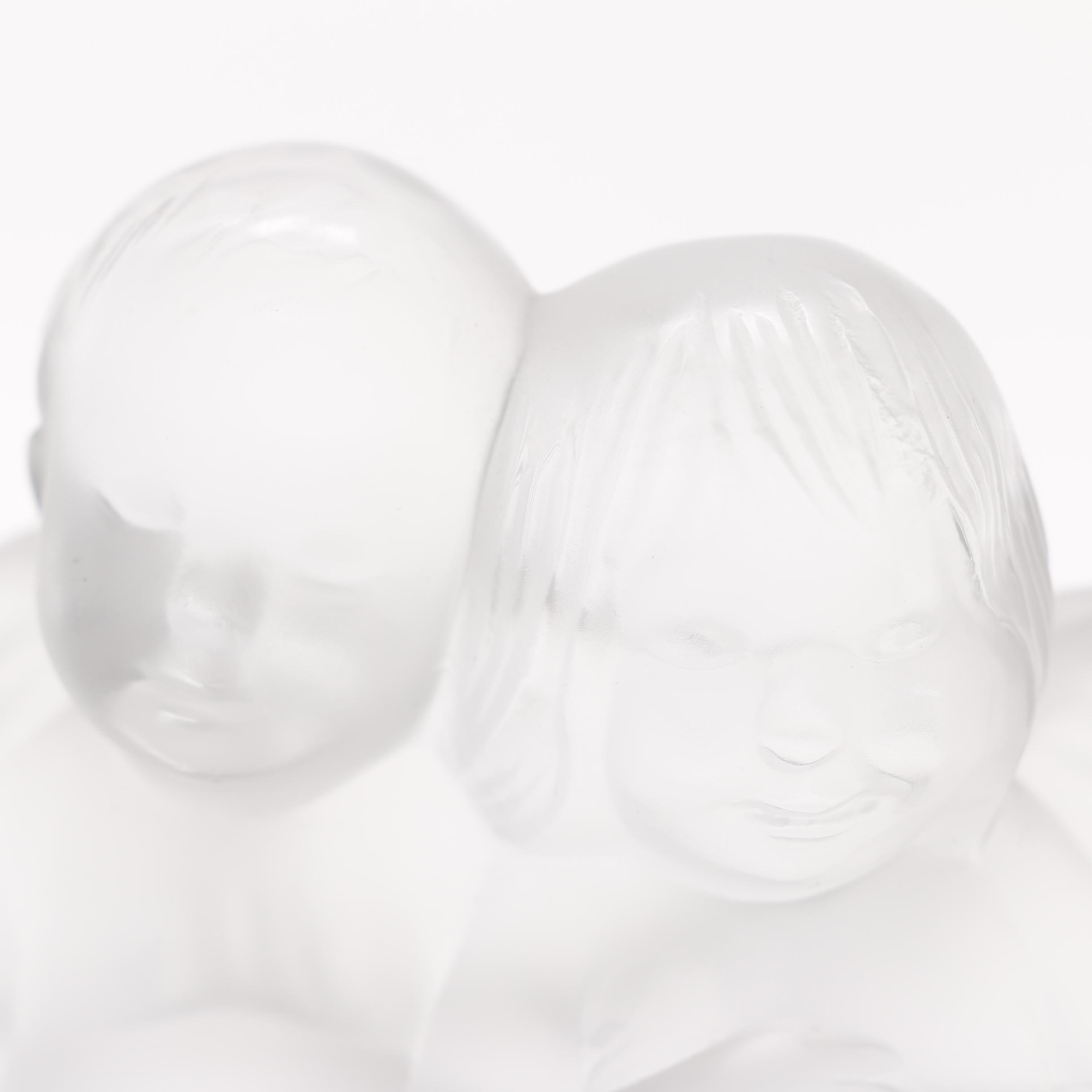 Lalique "Twin Angels" Figurine