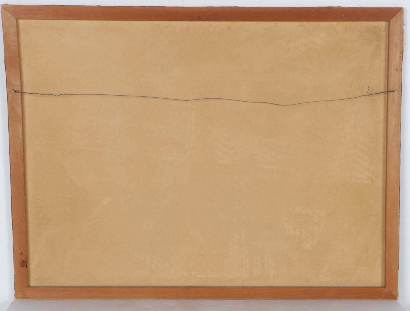 Oil Painting on Canvas of a Mountain Lake