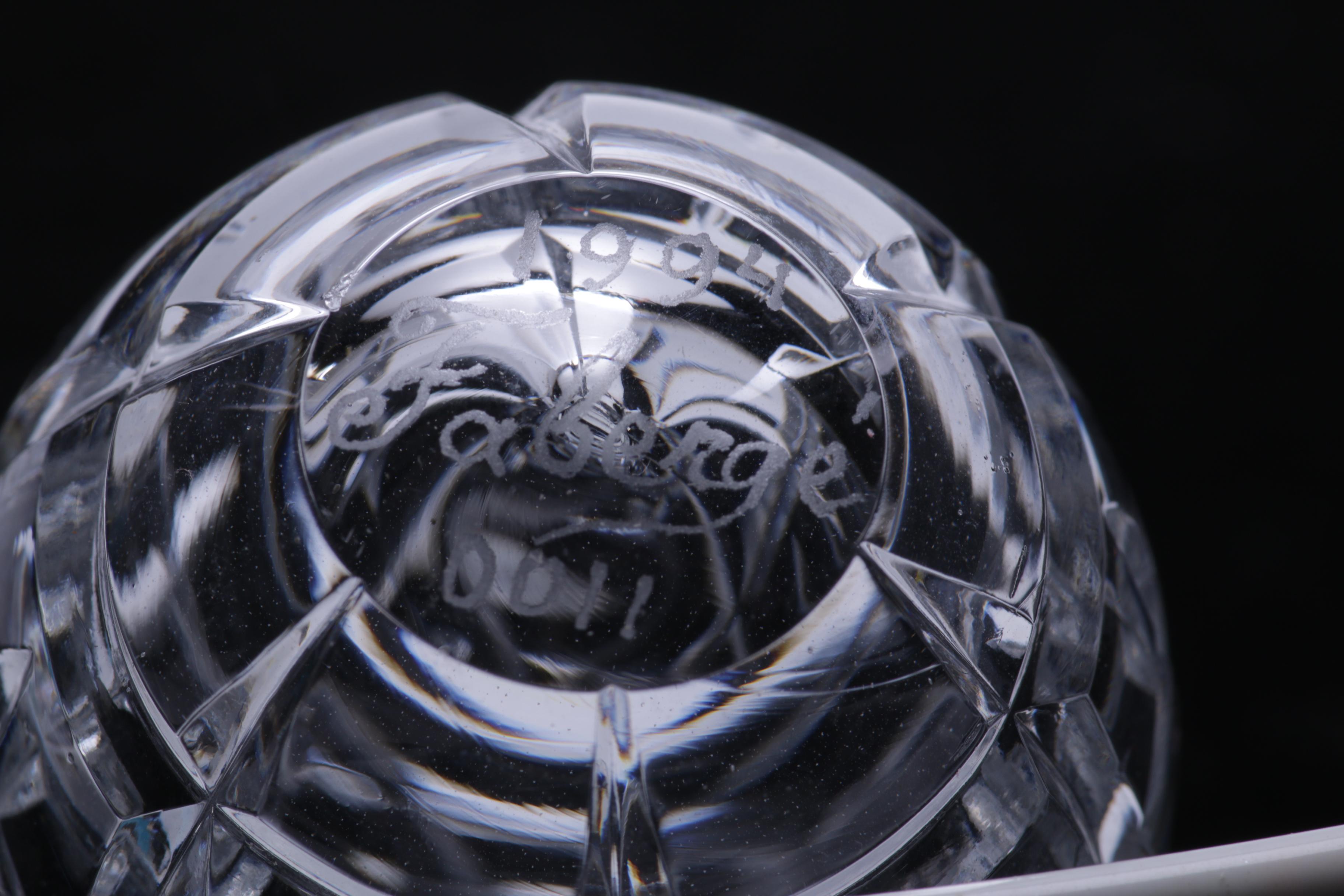 1994 Faberge Crystal Egg