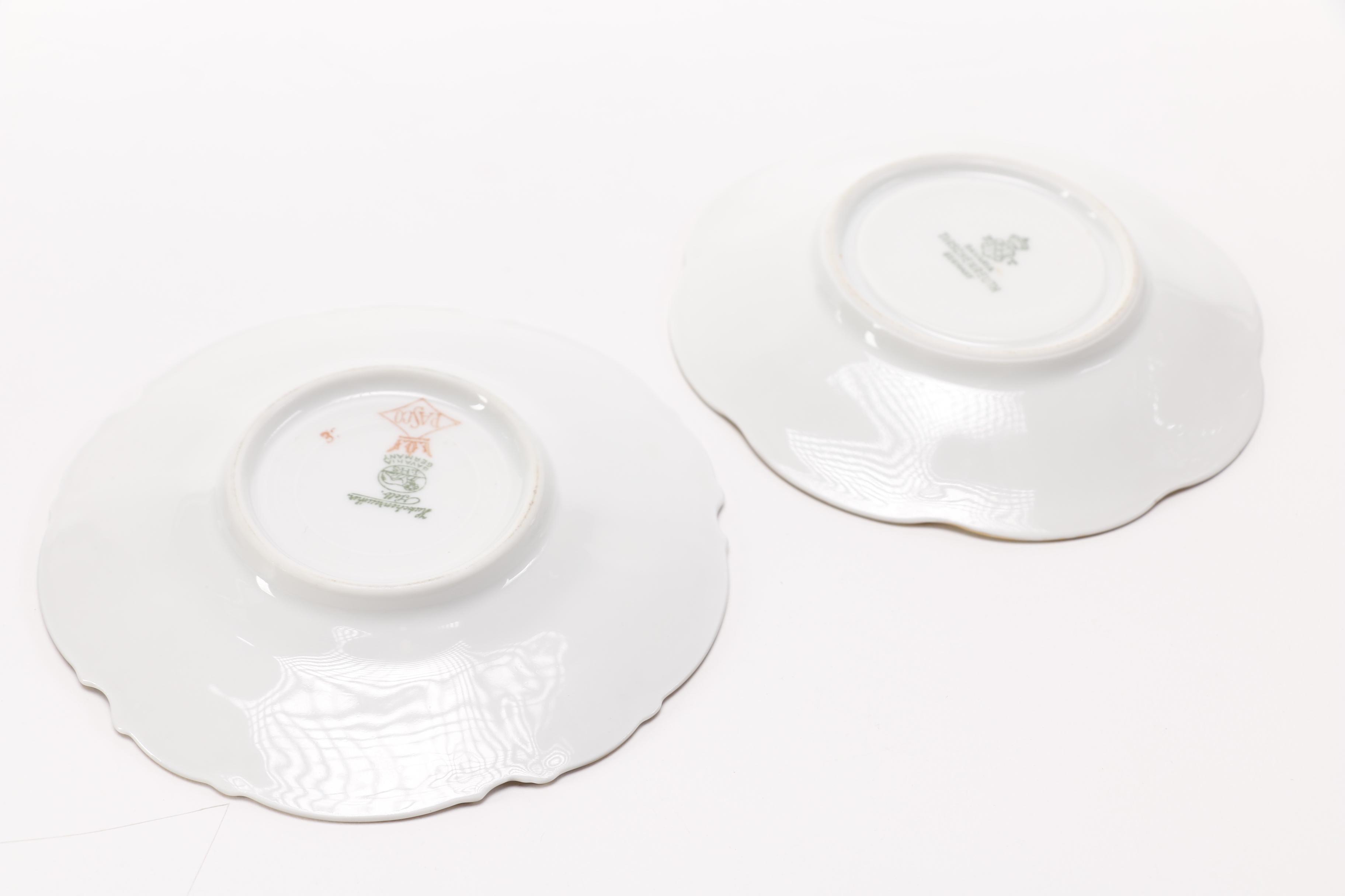 Bavarian Teacups and Saucers