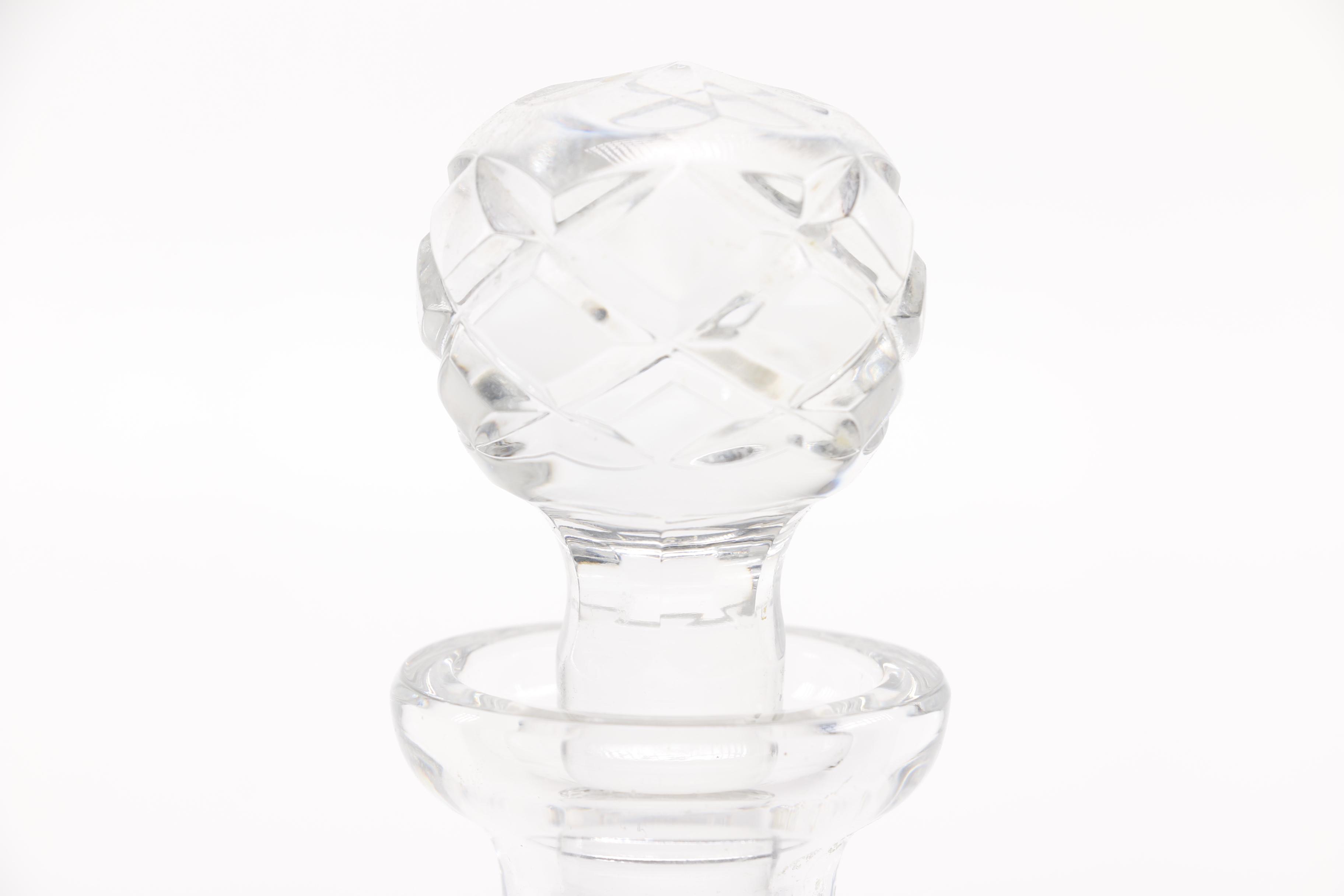 Crystal Vase and Decanter