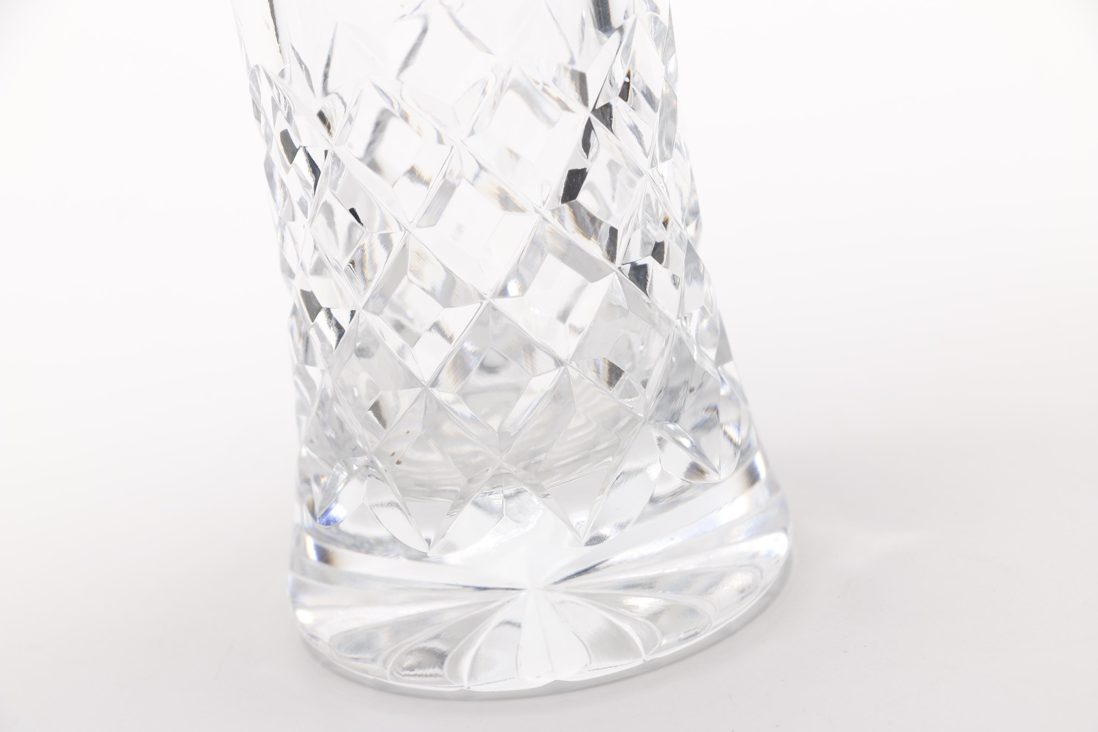 Crystal Vase and Decanter