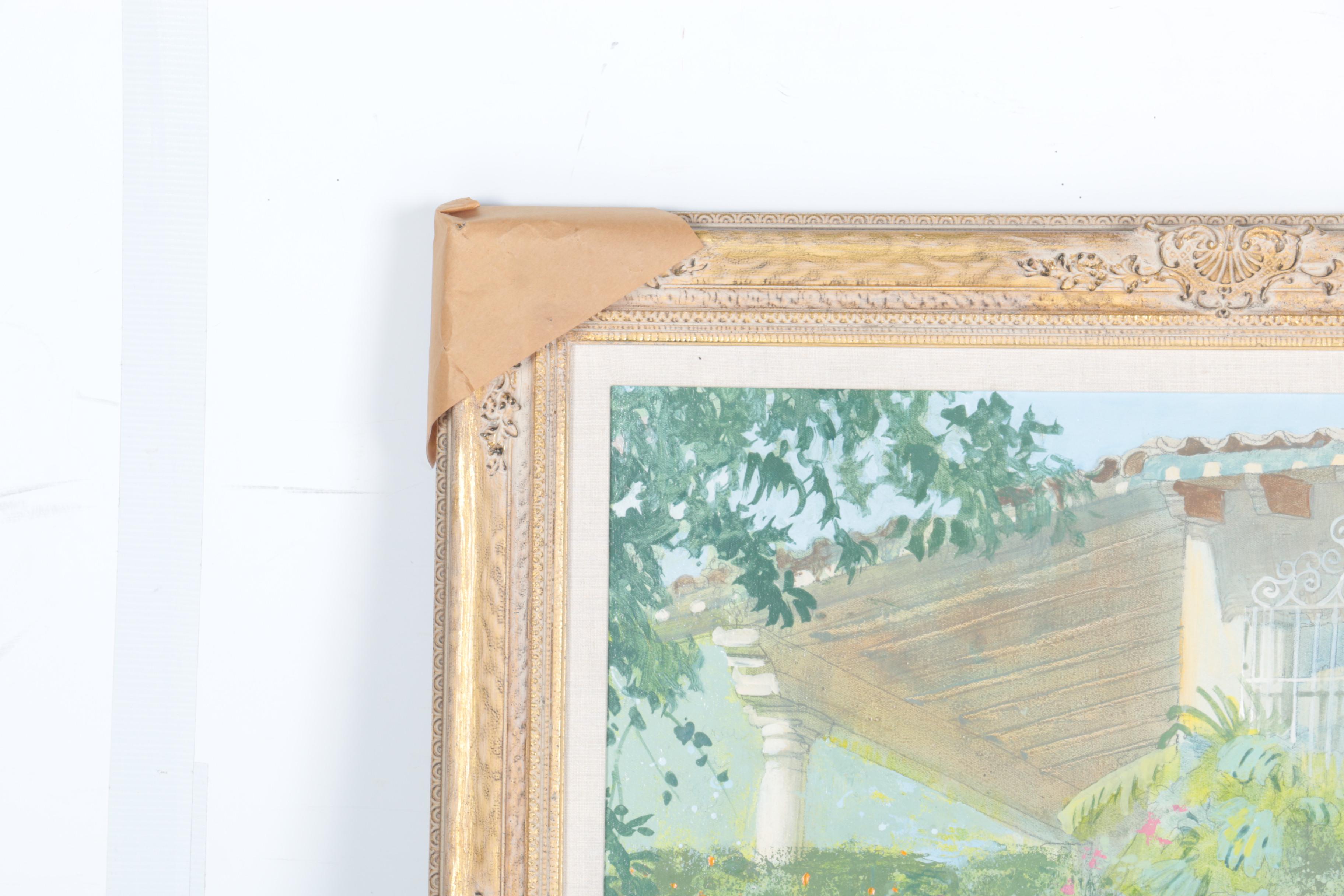 William Benecke Oil Painting on Canvas "Las Mananitas"