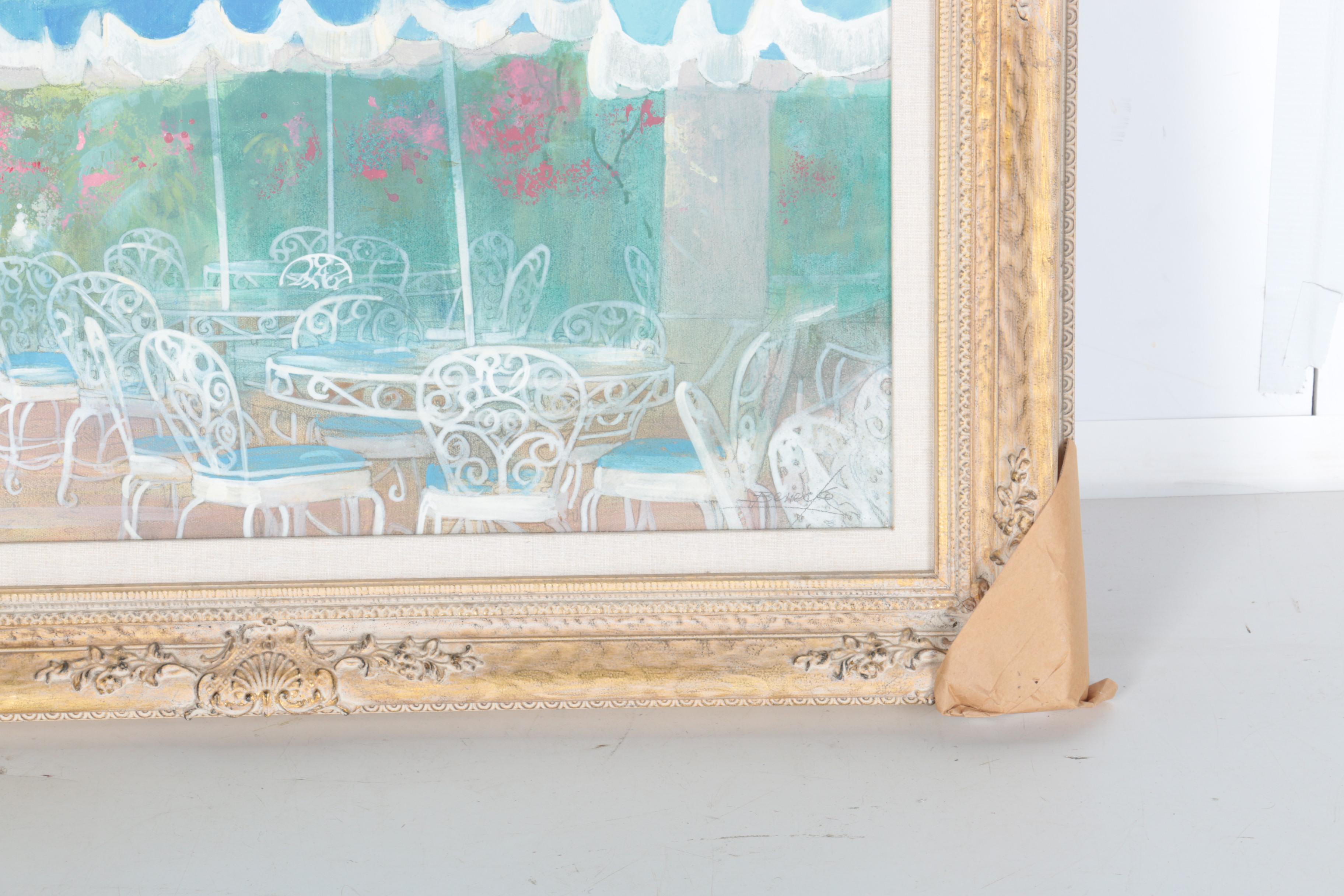 William Benecke Oil Painting on Canvas "Las Mananitas"