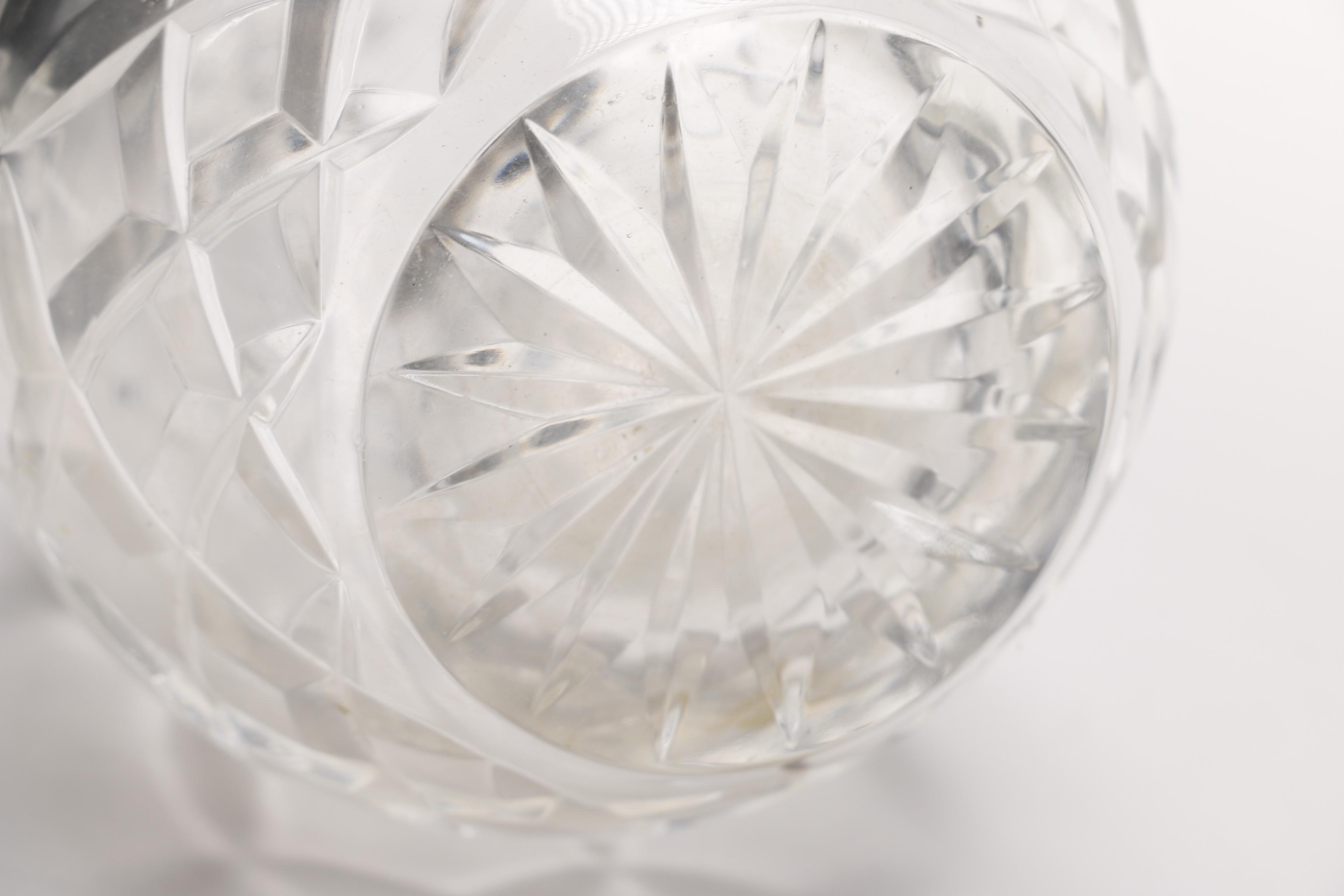 Crystal Vase and Decanter