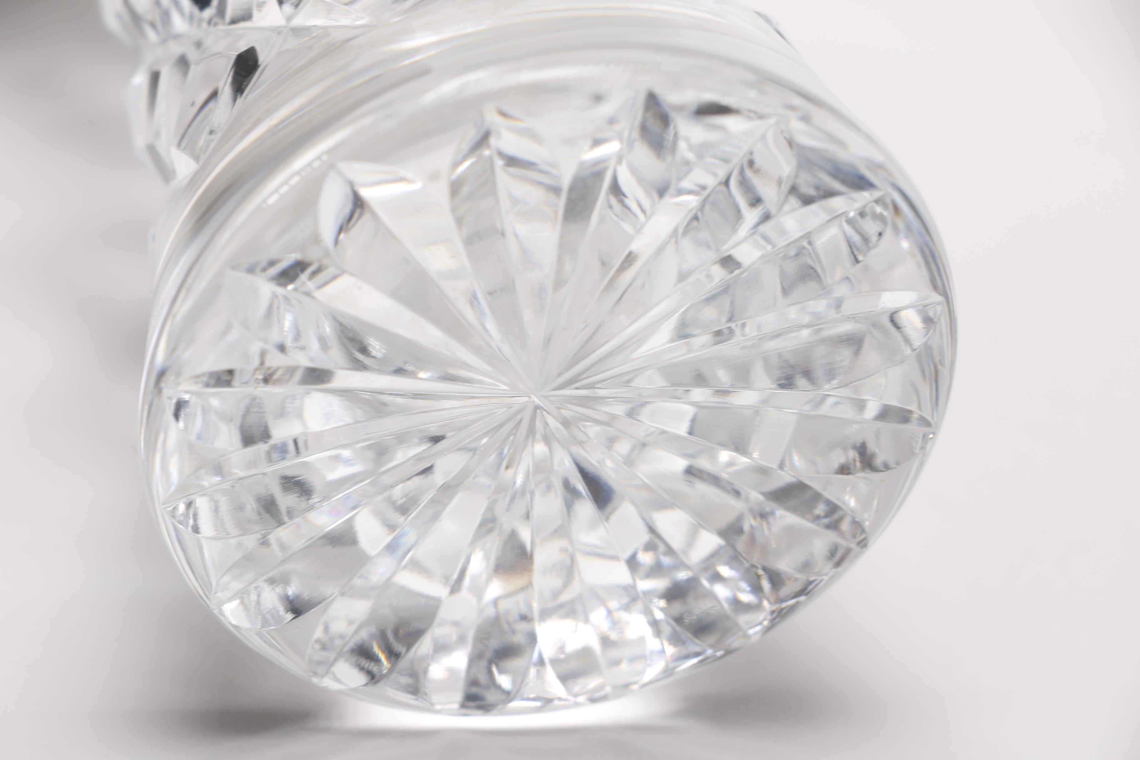 Crystal Vase and Decanter