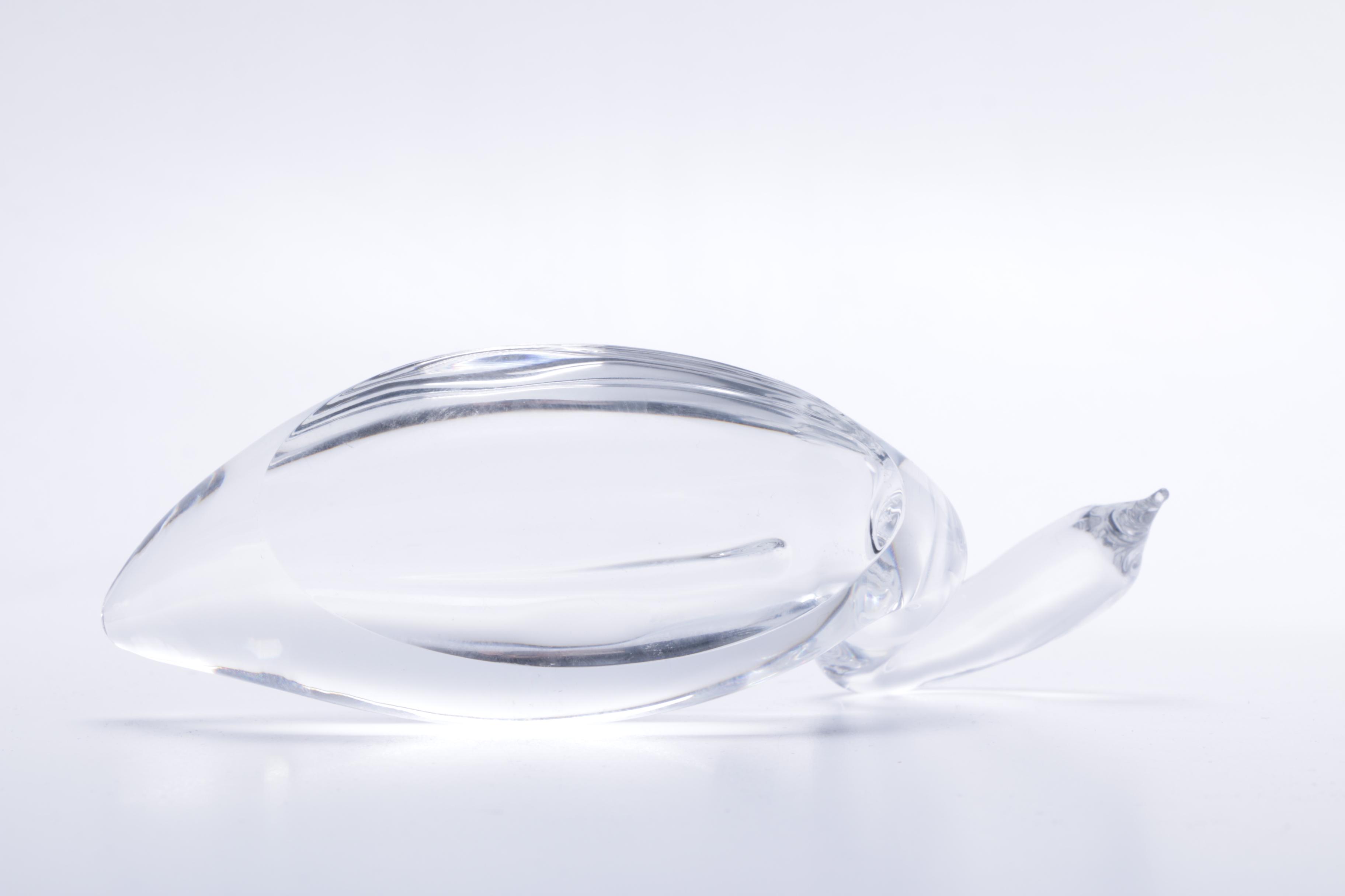 Pair of Steuben Crystal Swans