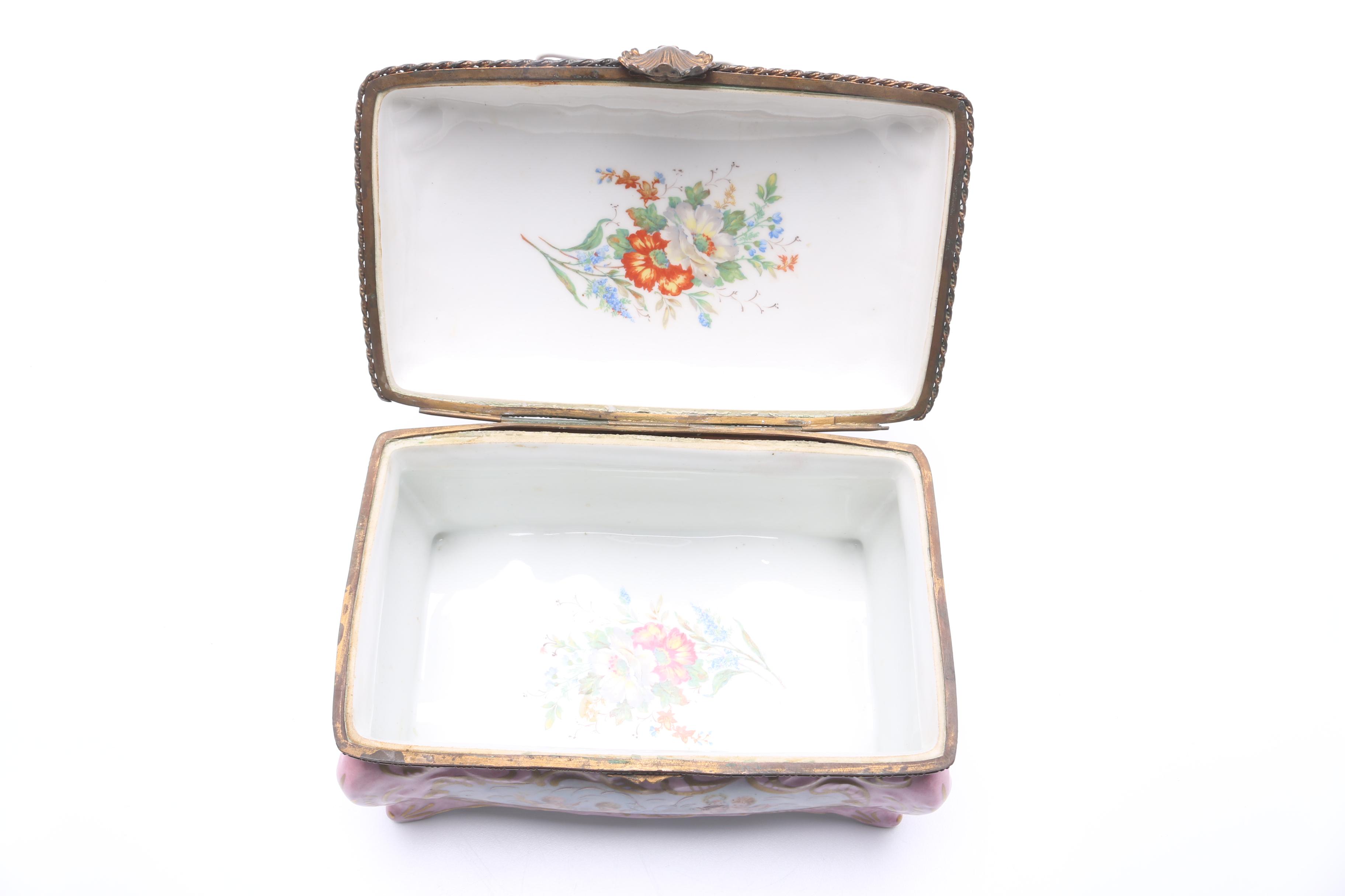 Sevres Pink Porcelain Box