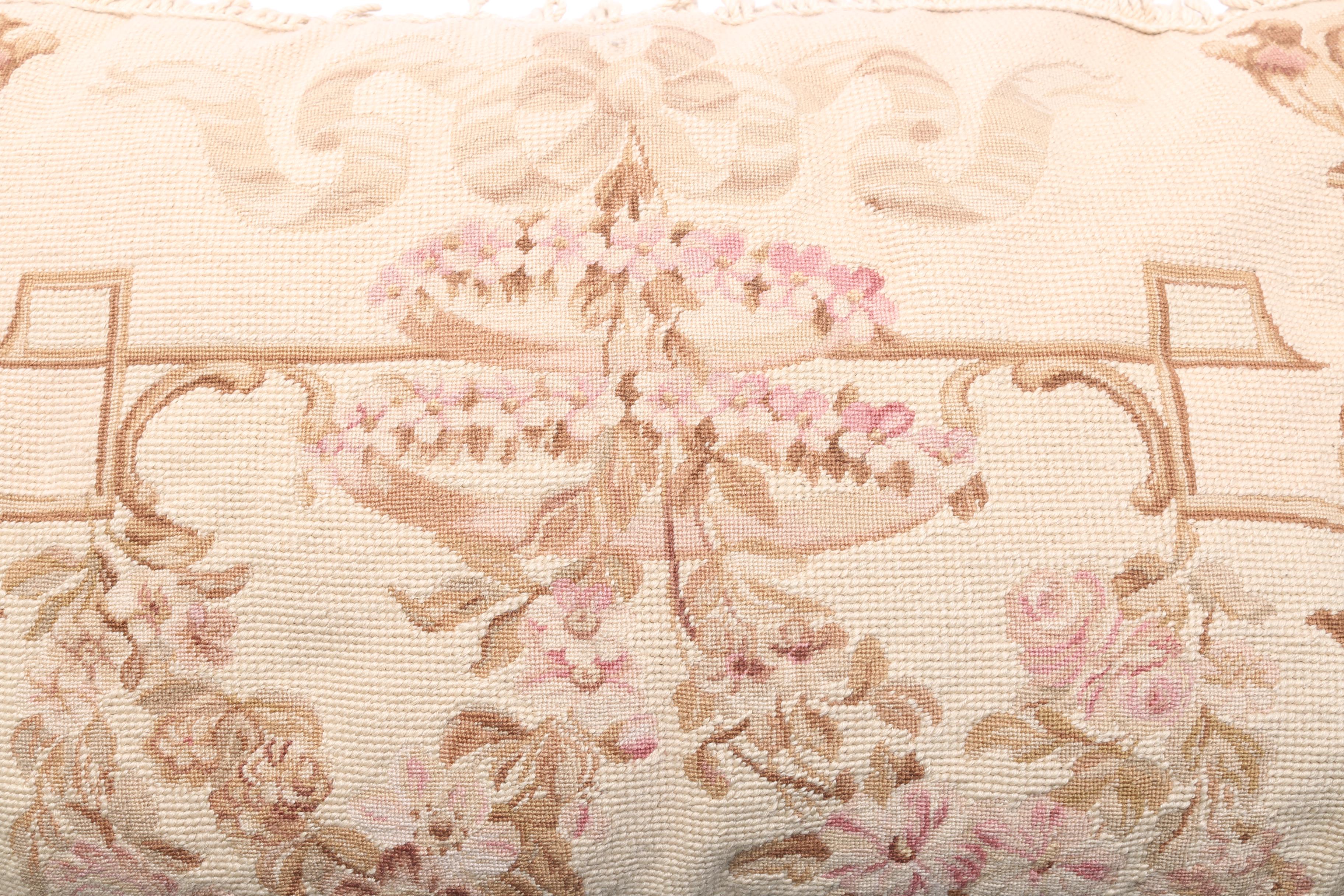 Assortment of Aubusson Throw Pillows