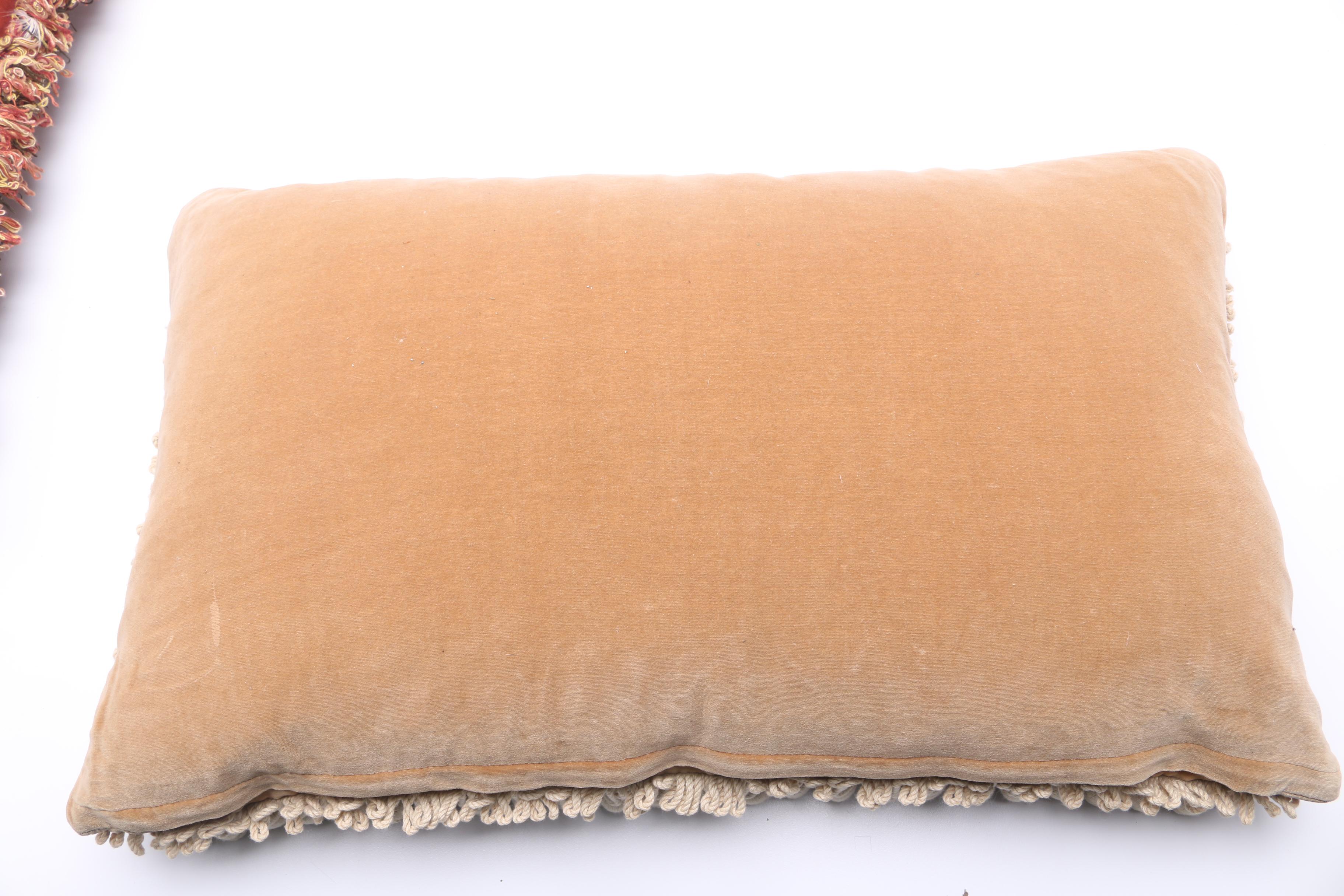 Assortment of Aubusson Throw Pillows