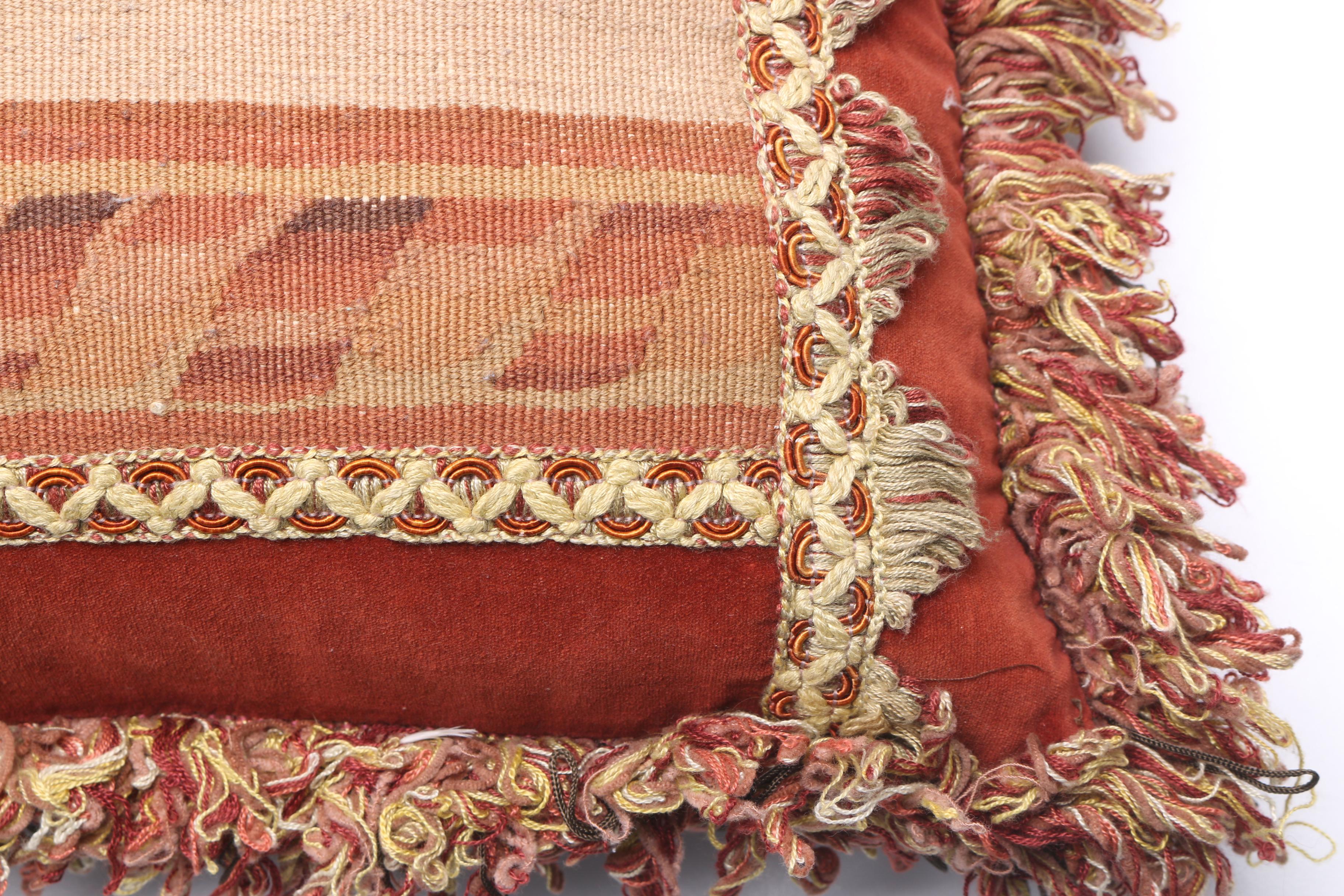 Assortment of Aubusson Throw Pillows