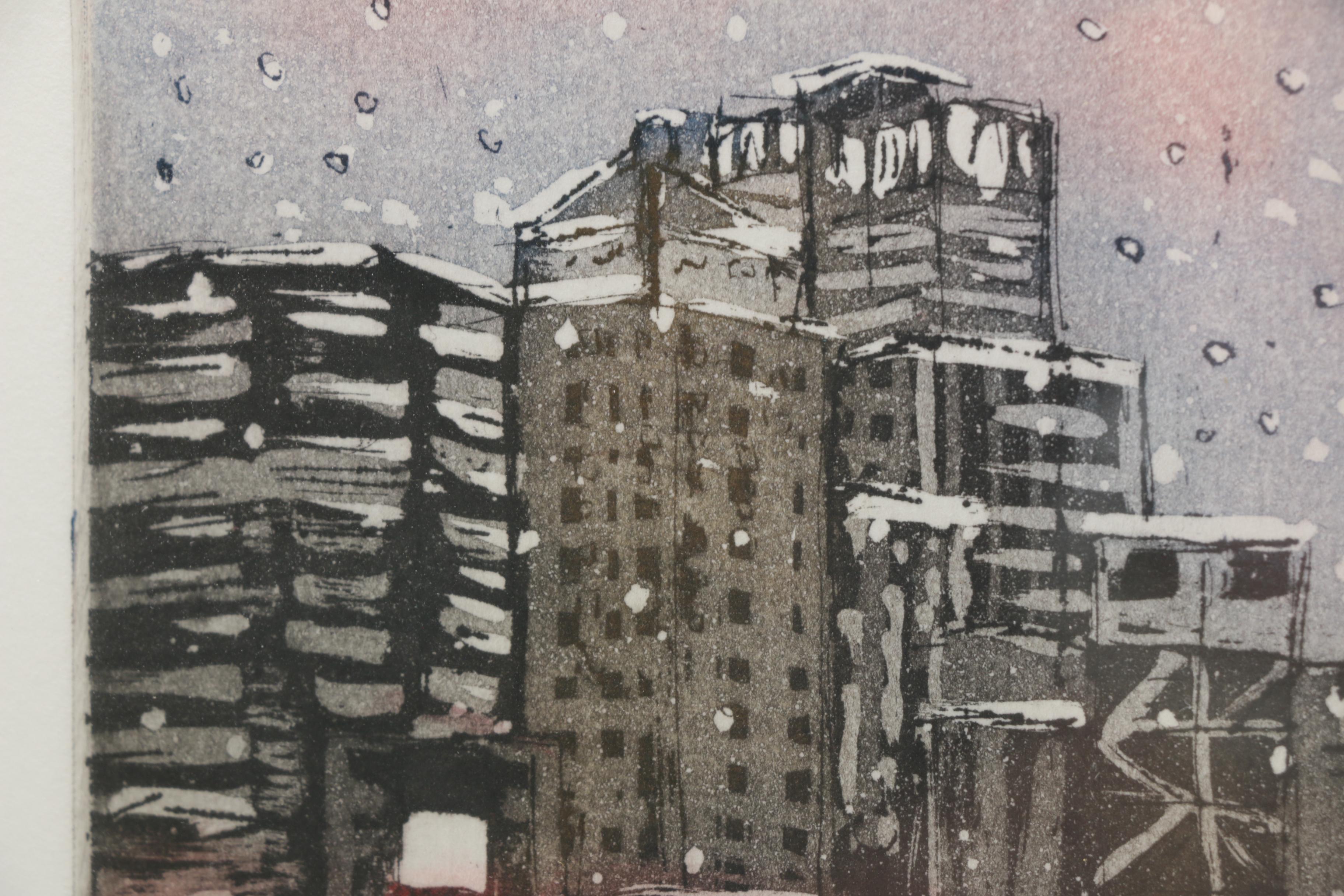 Claude Montoya Limited Edition Aquatint