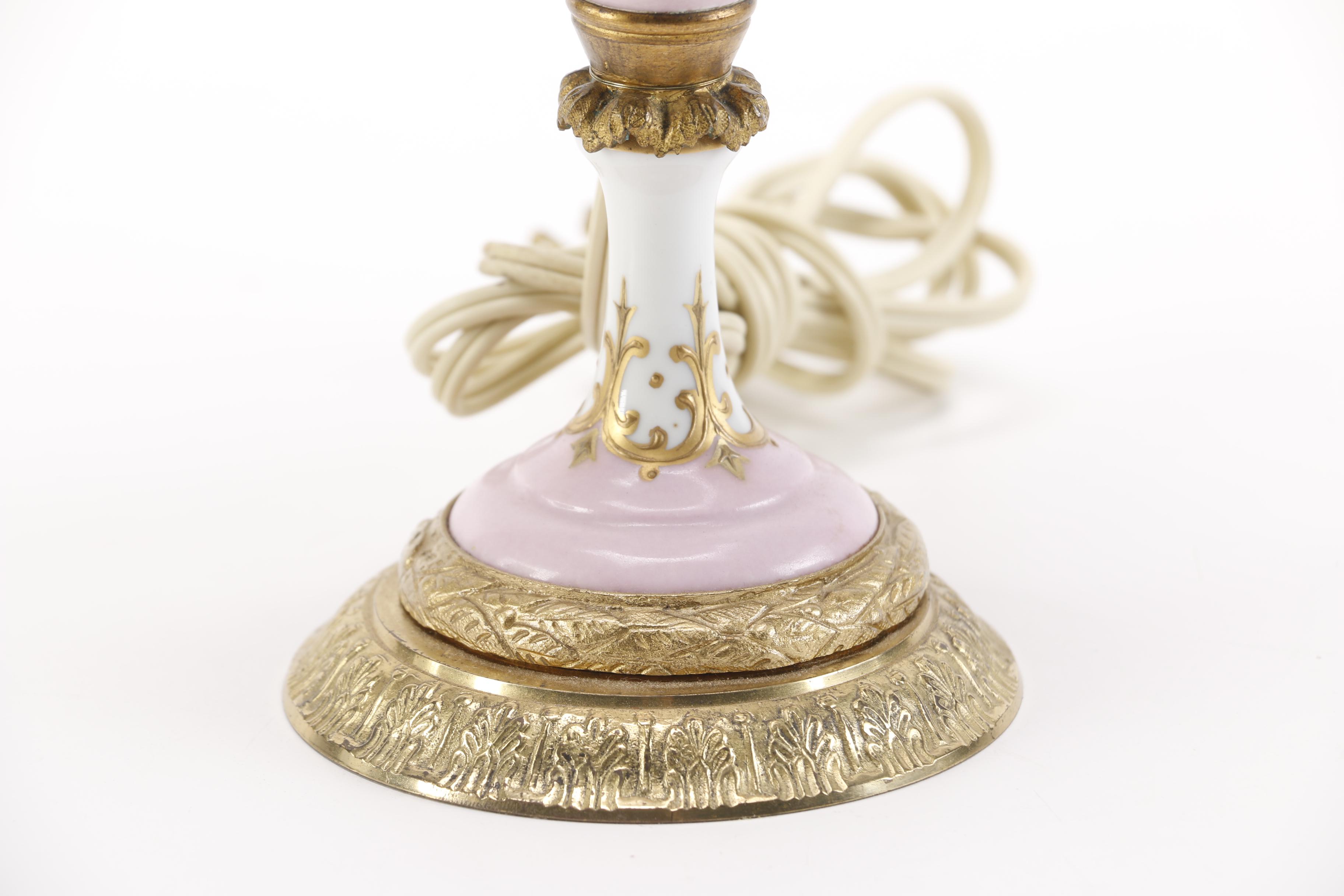 Sevres Style Ceramic Table Lamp