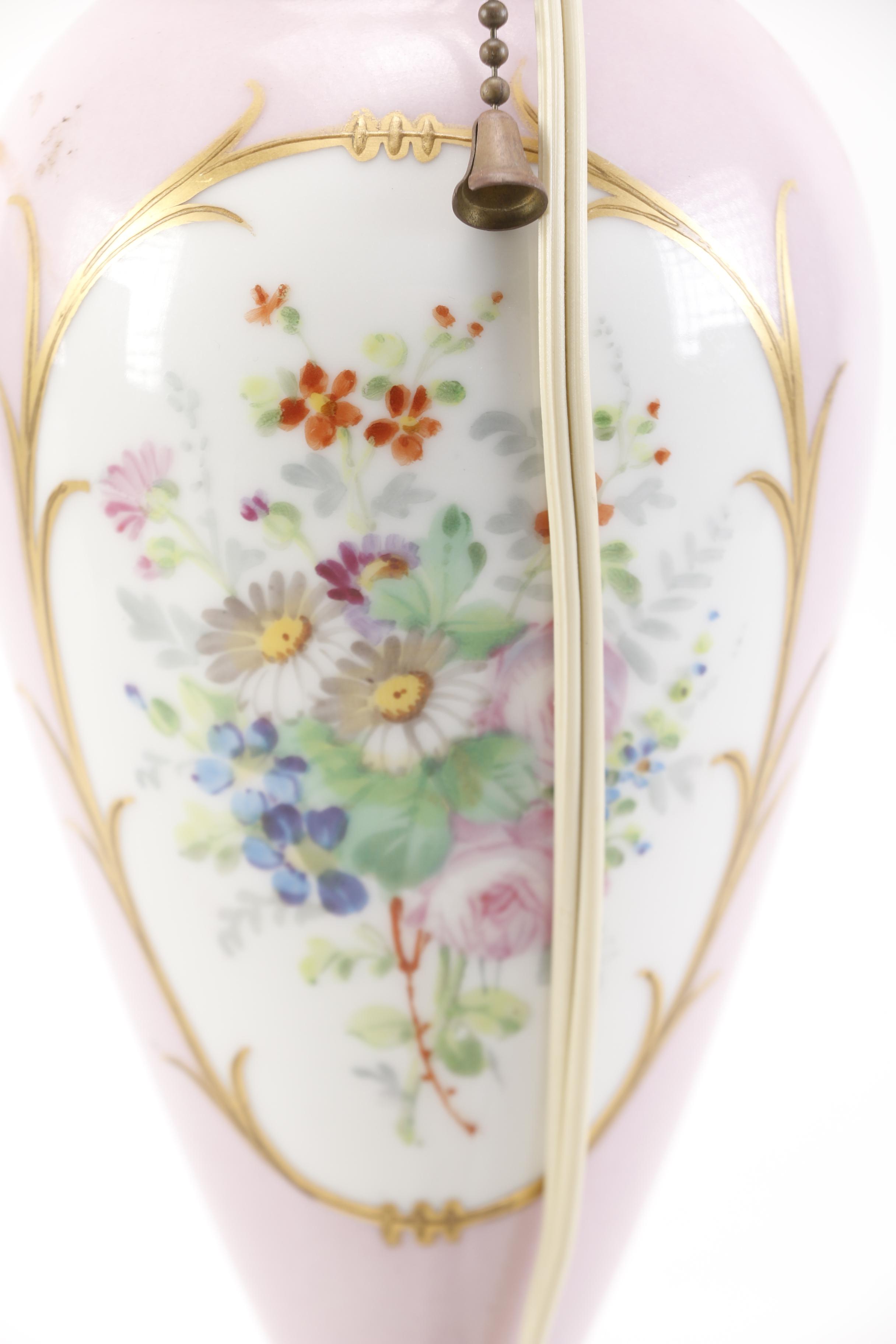 Sevres Style Ceramic Table Lamp