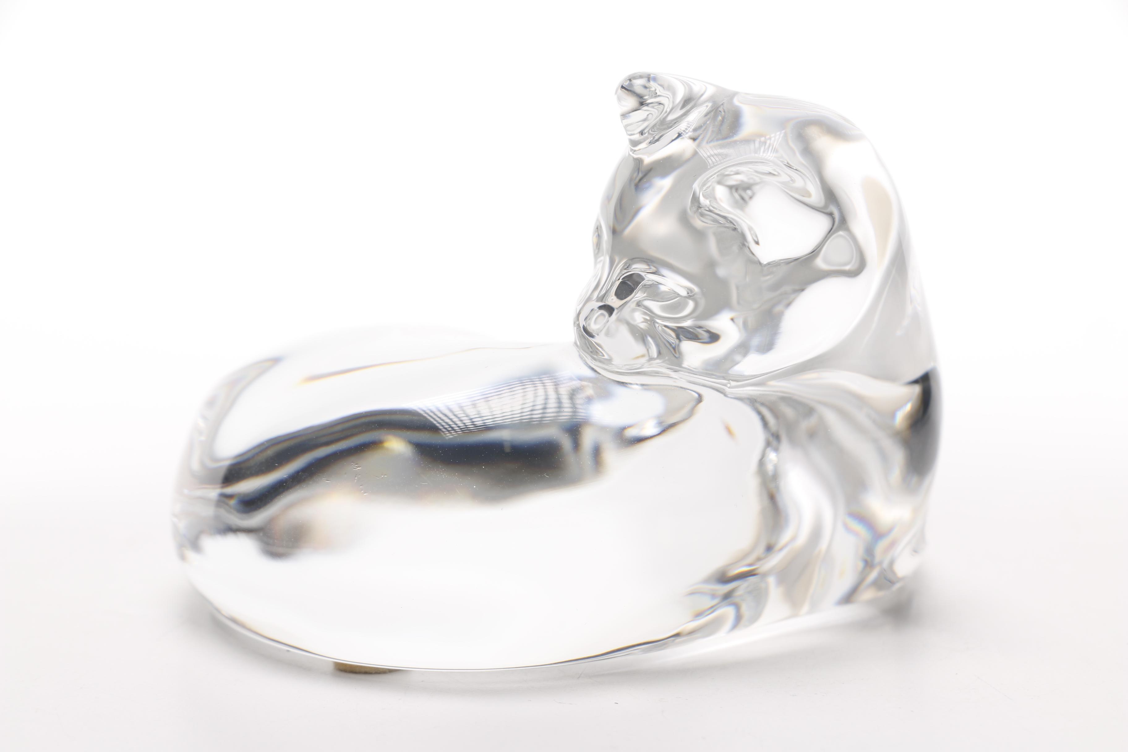Baccarat Crystal Cat
