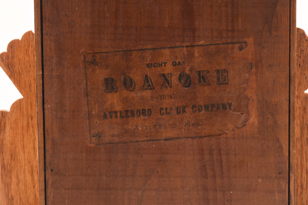 Victorian Oak Mantel Clock