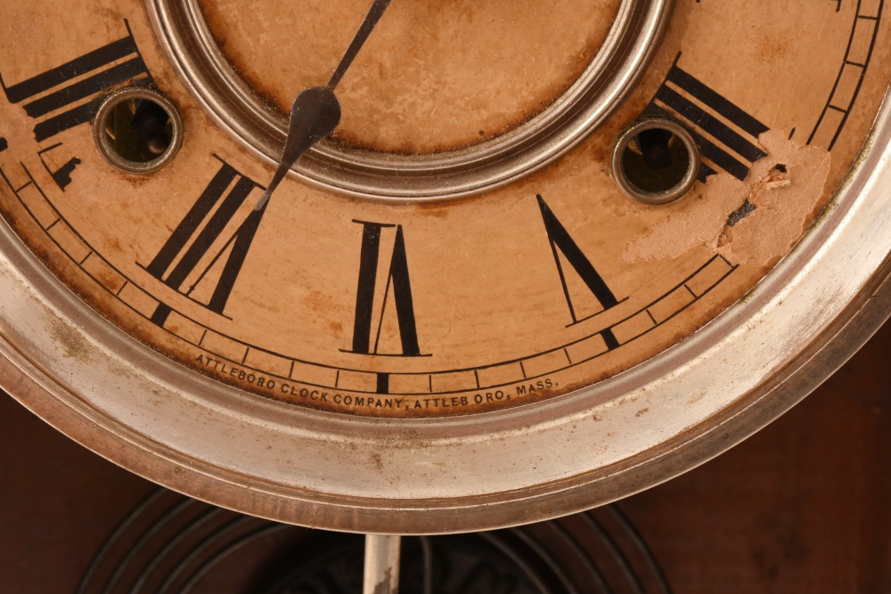 Victorian Oak Mantel Clock