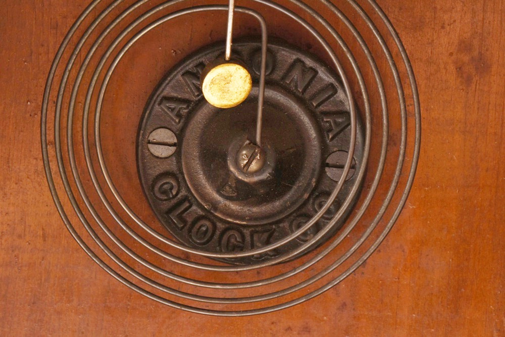 Victorian Oak Mantel Clock