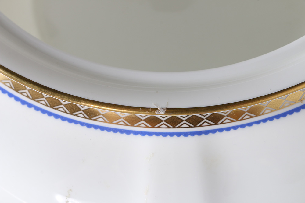 Royal Crown Derby "Carlton Blue" Bone China Vegetable Dish