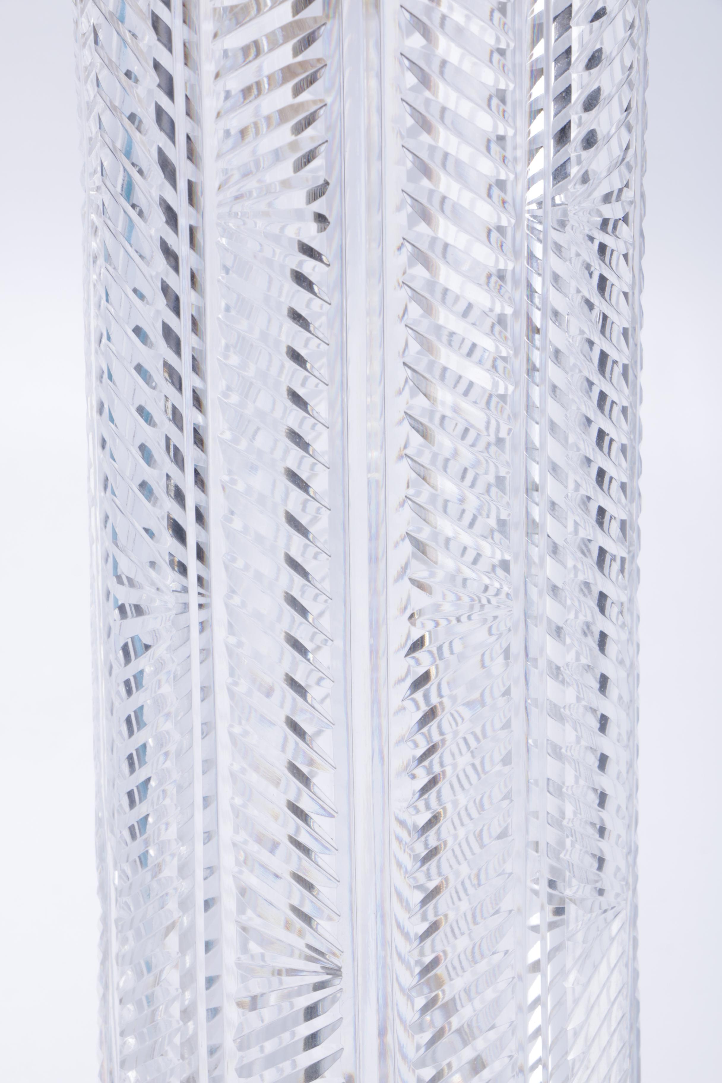 Pair of Crystal Lamps