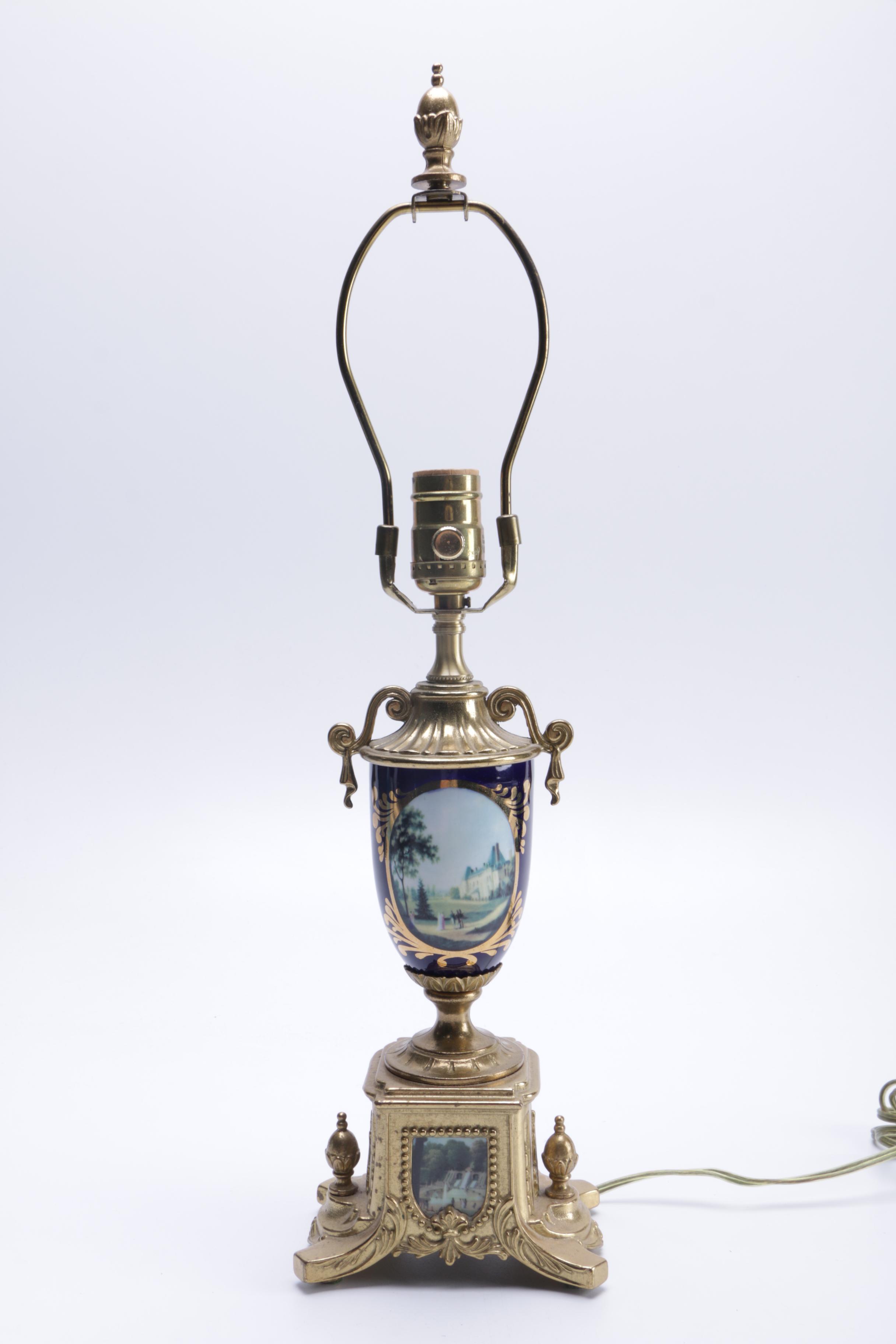 Sèvres Style Urn Lamp