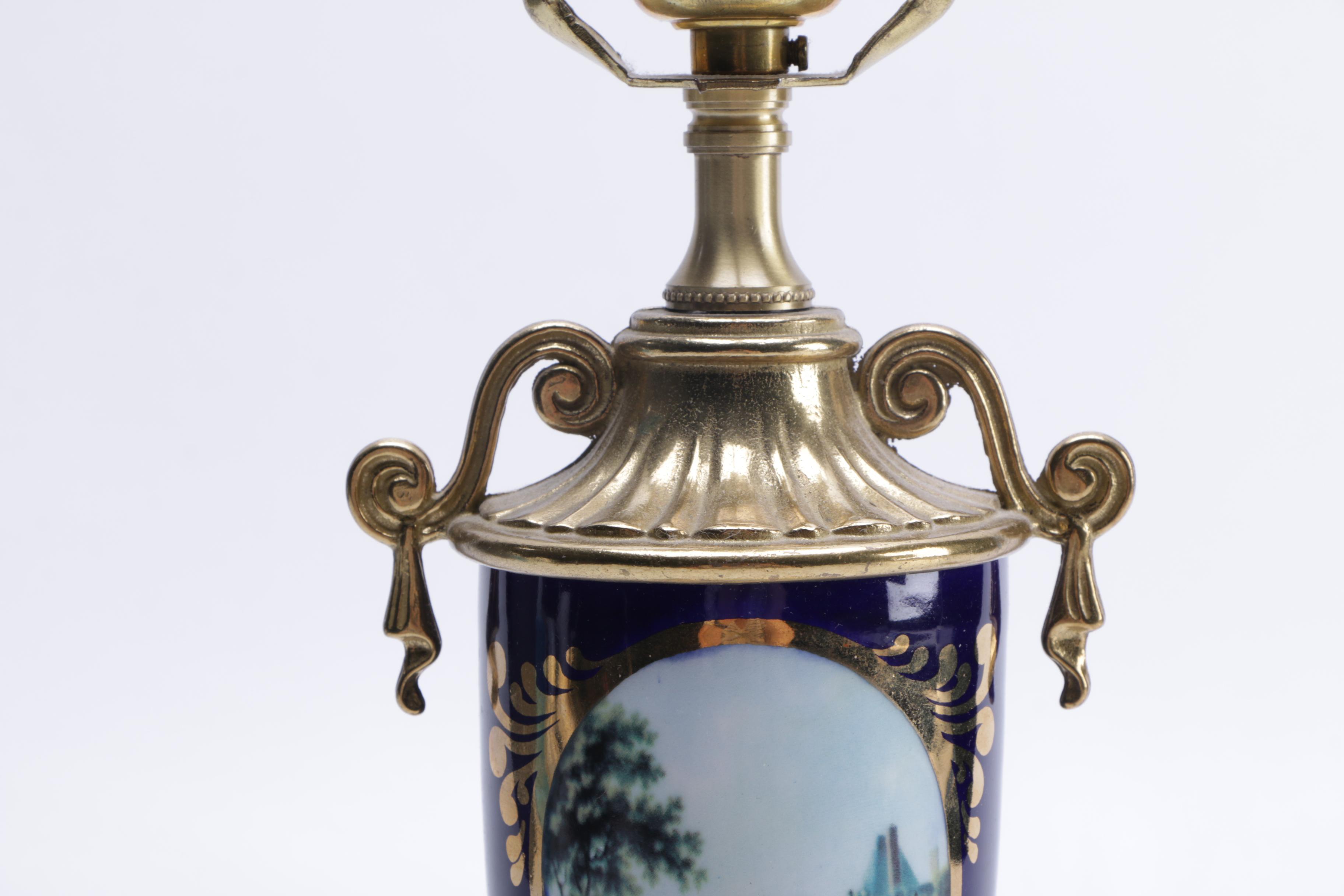 Sèvres Style Urn Lamp