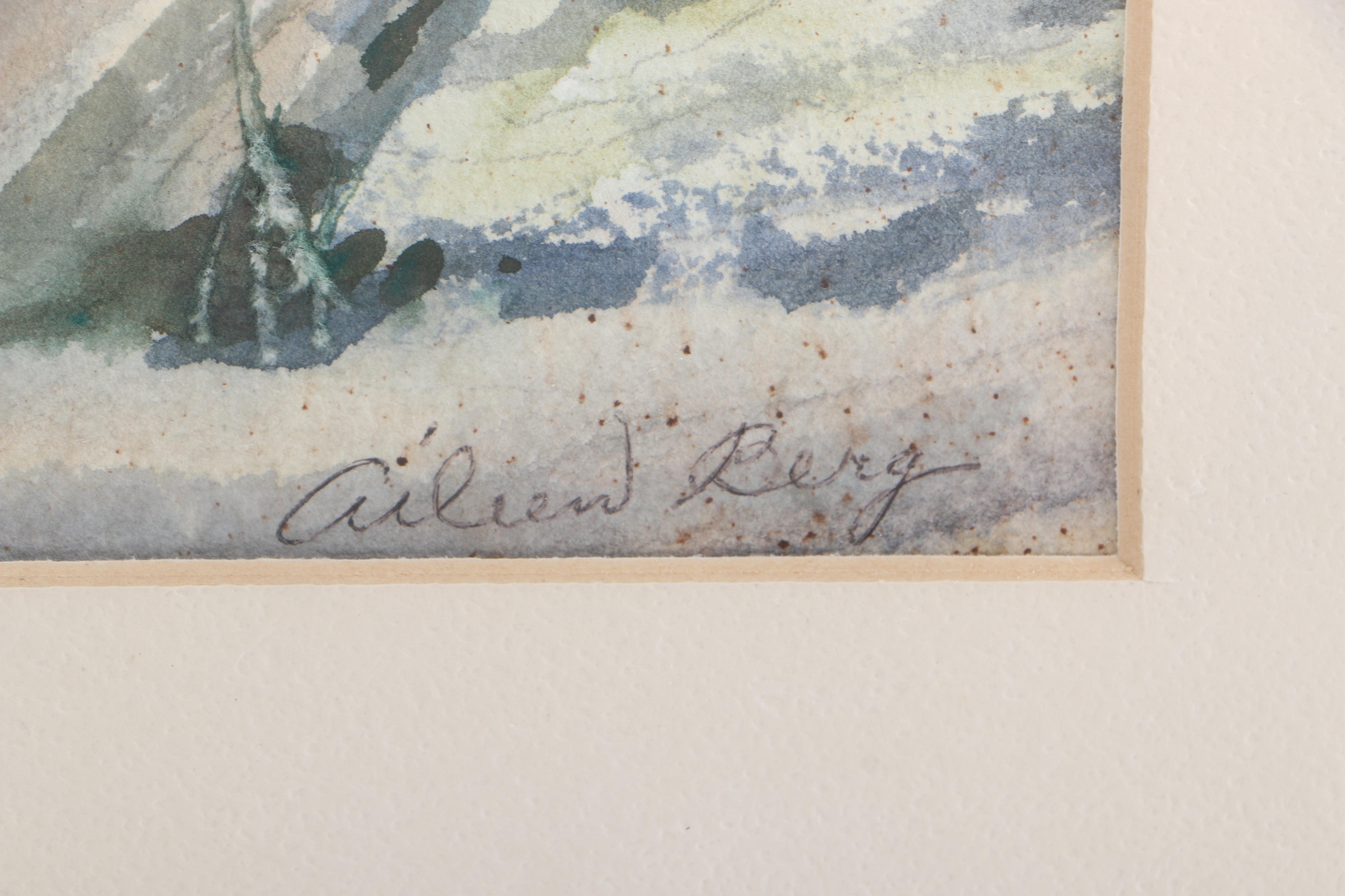 Aileen Berg Watercolor Paintings on Paper of Farmscapes