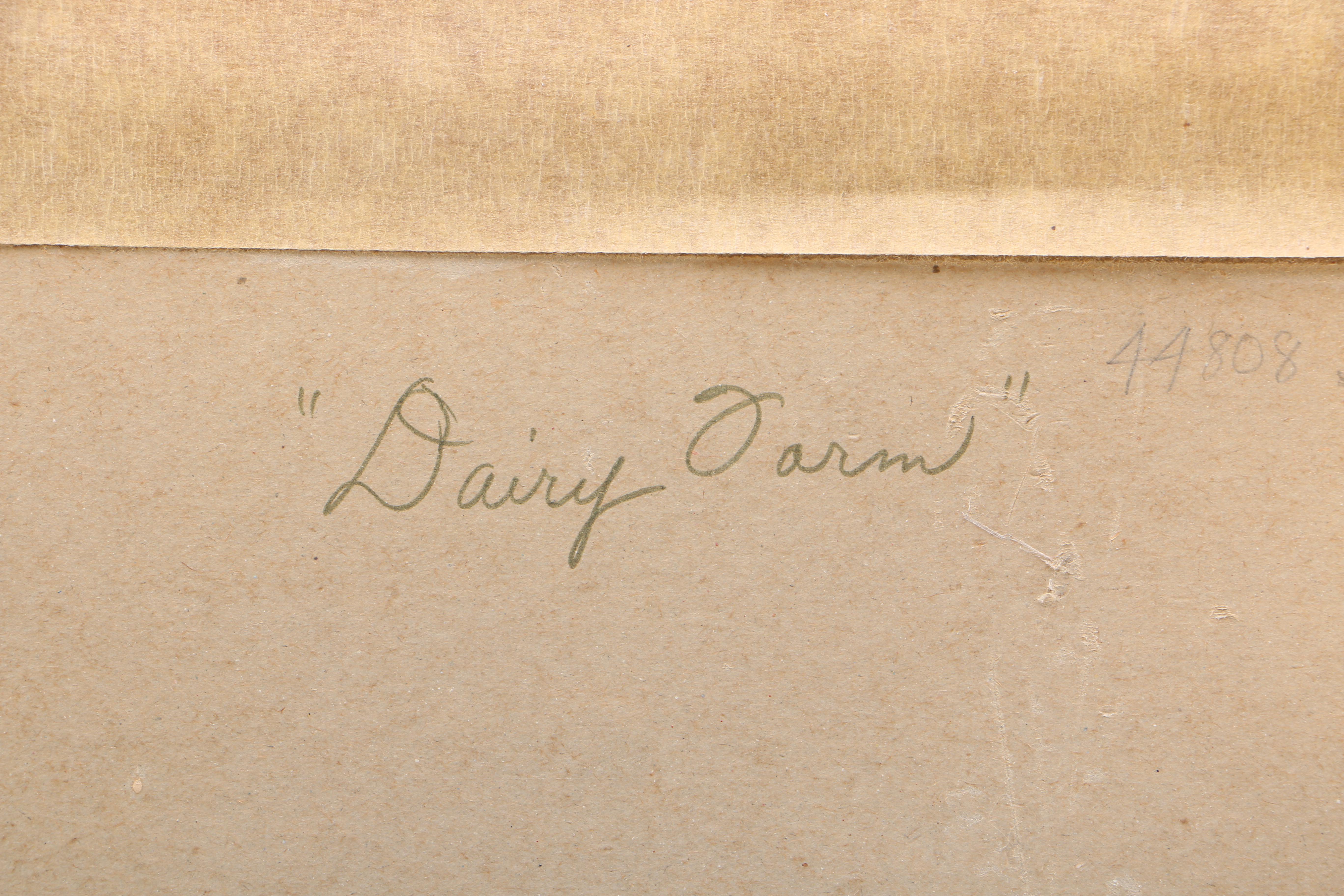 Aileen Berg Watercolor Paintings on Paper of Farmscapes