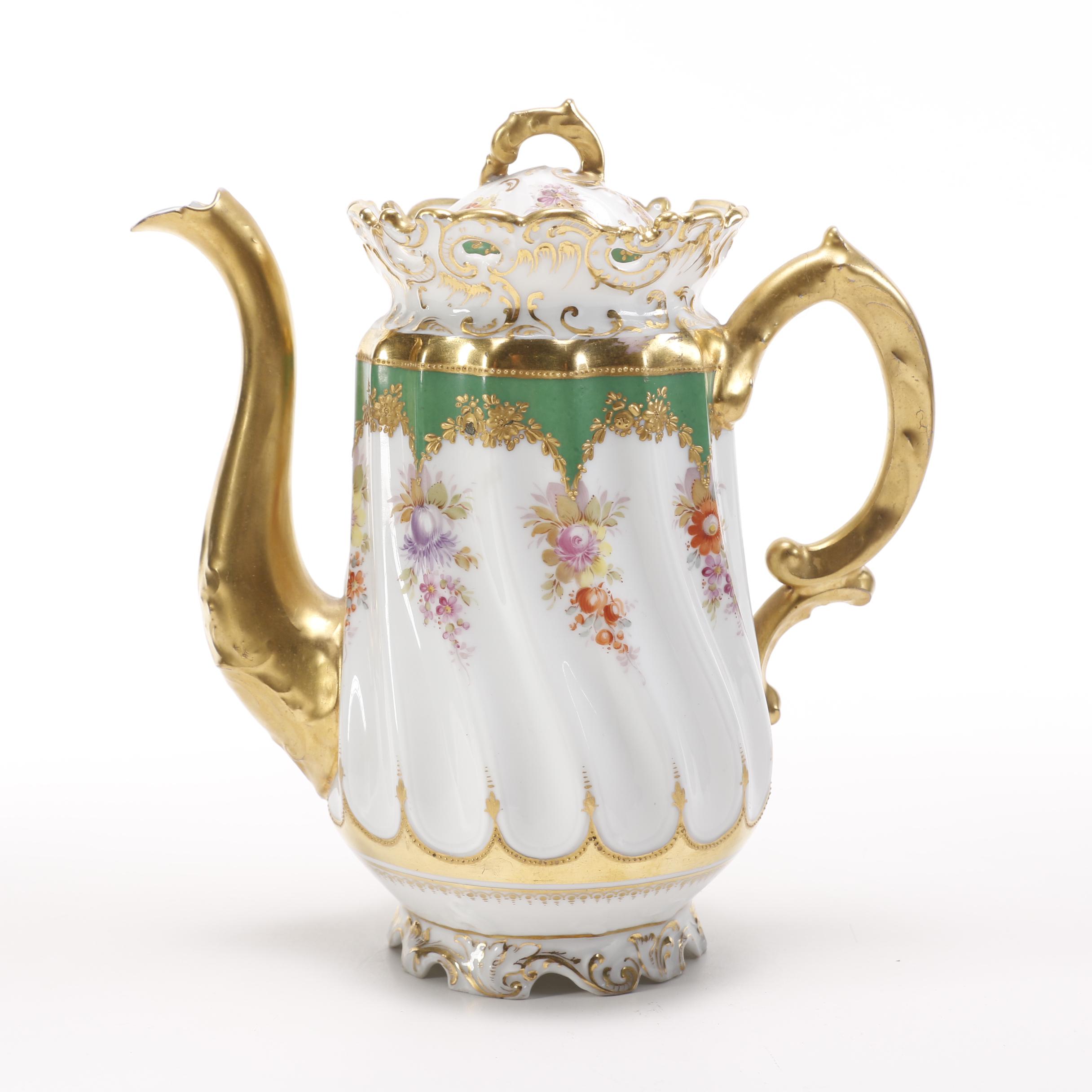 Antique Rosenthal "Pompadour" Coffee Dresden C.1891-1906