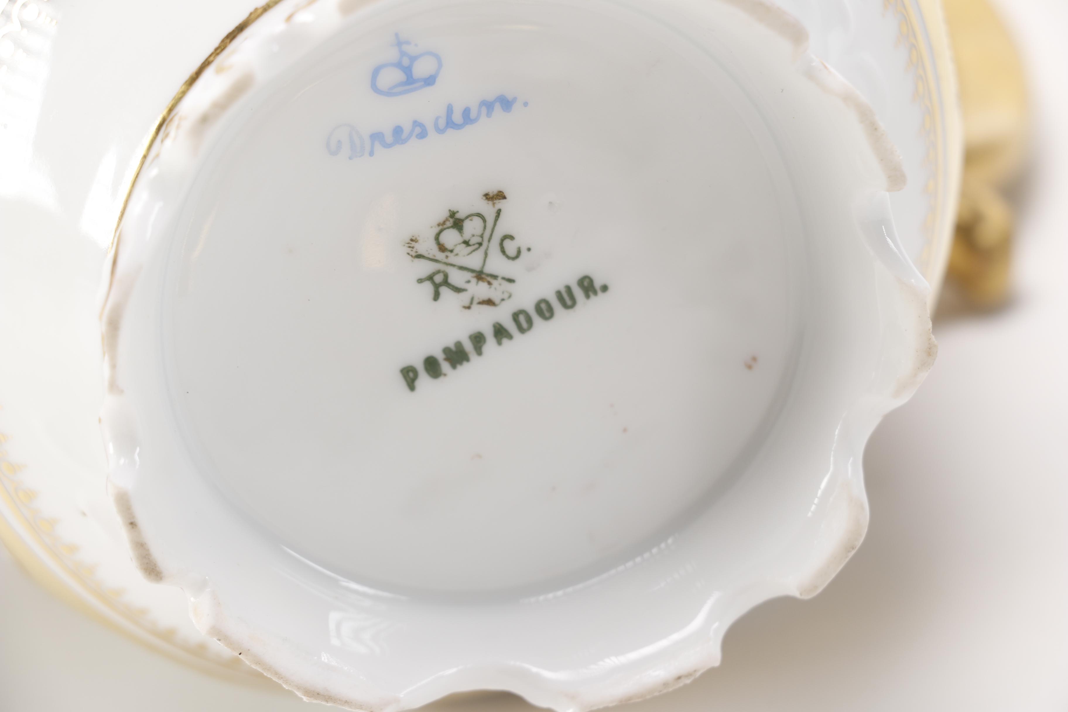 Antique Rosenthal "Pompadour" Coffee Dresden C.1891-1906