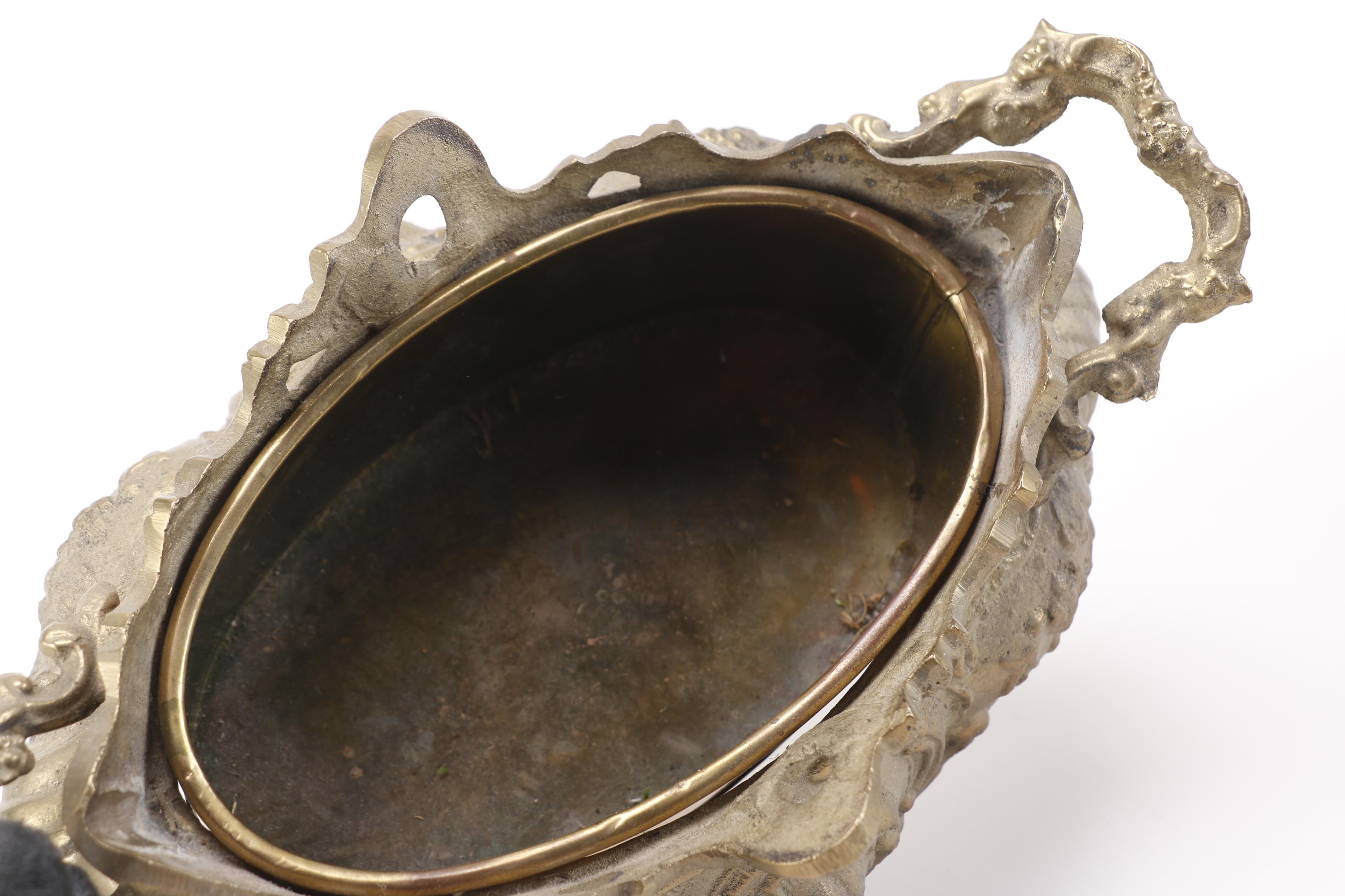 Brass Letter Holder and Display Planter