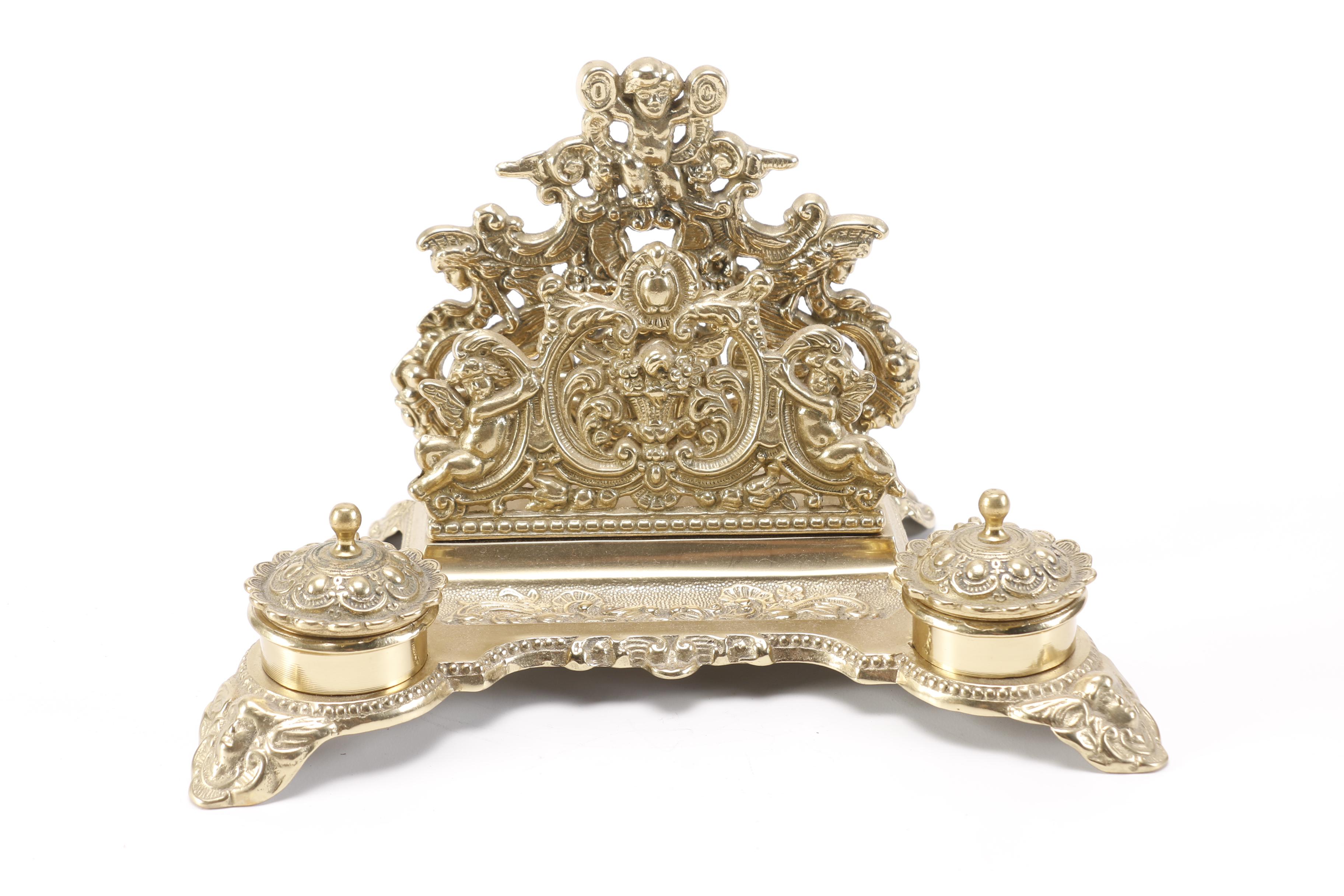 Brass Letter Holder and Display Planter