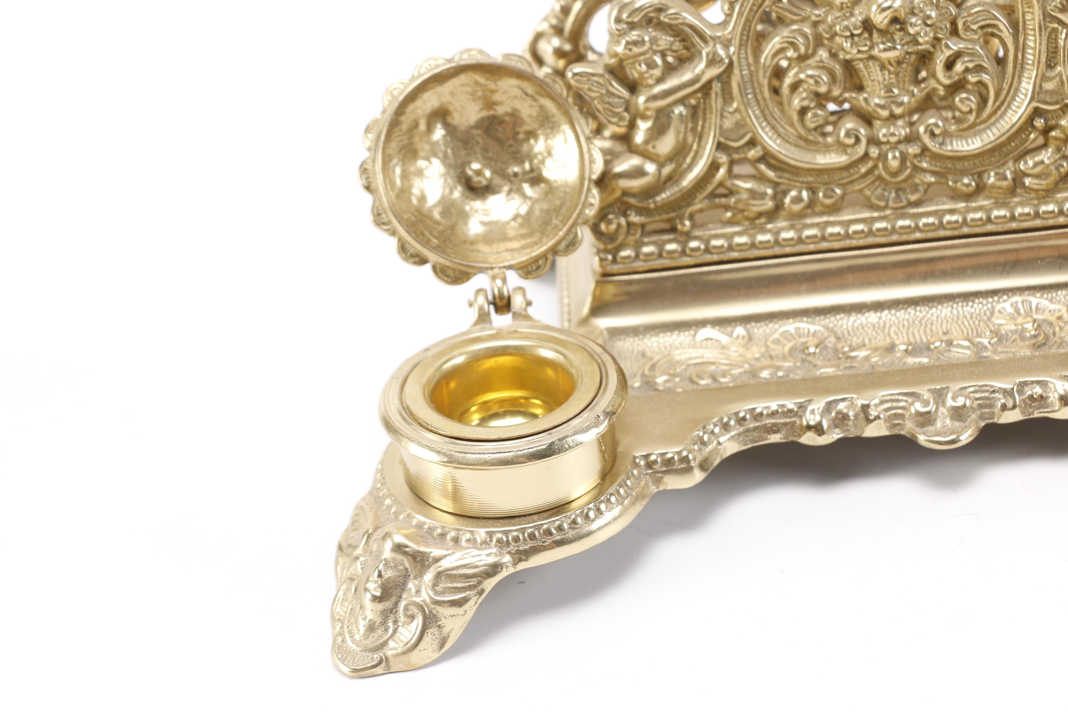 Brass Letter Holder and Display Planter