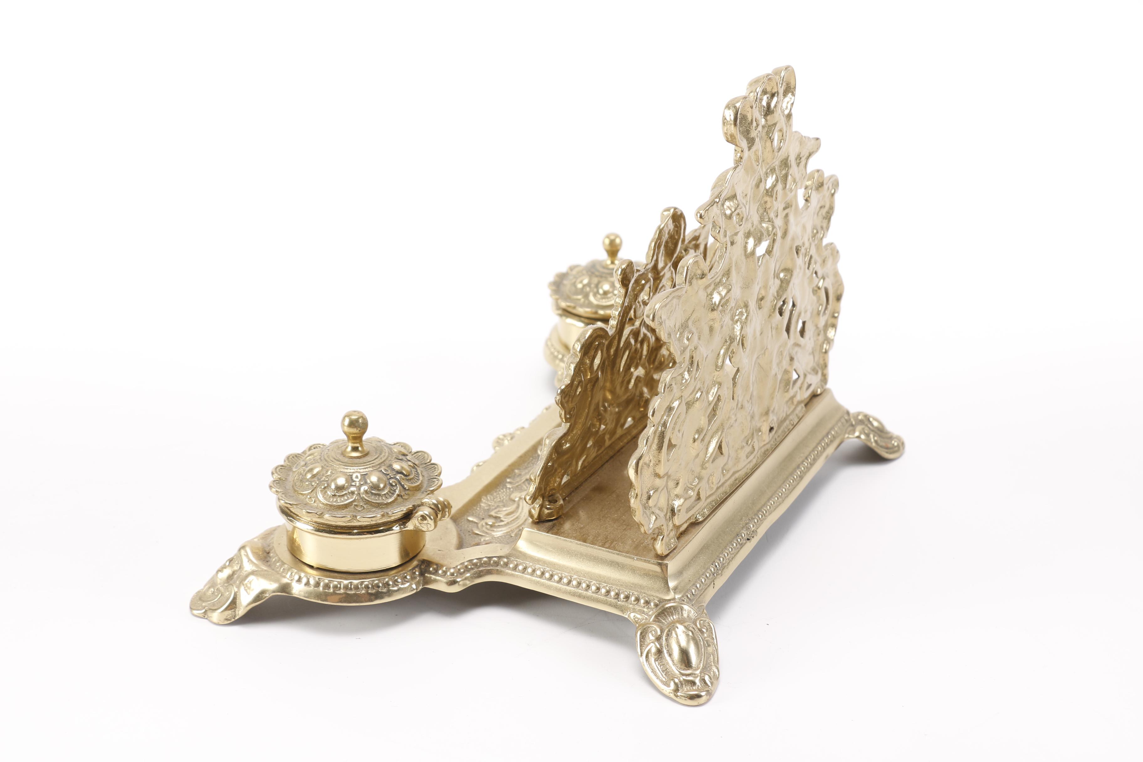 Brass Letter Holder and Display Planter