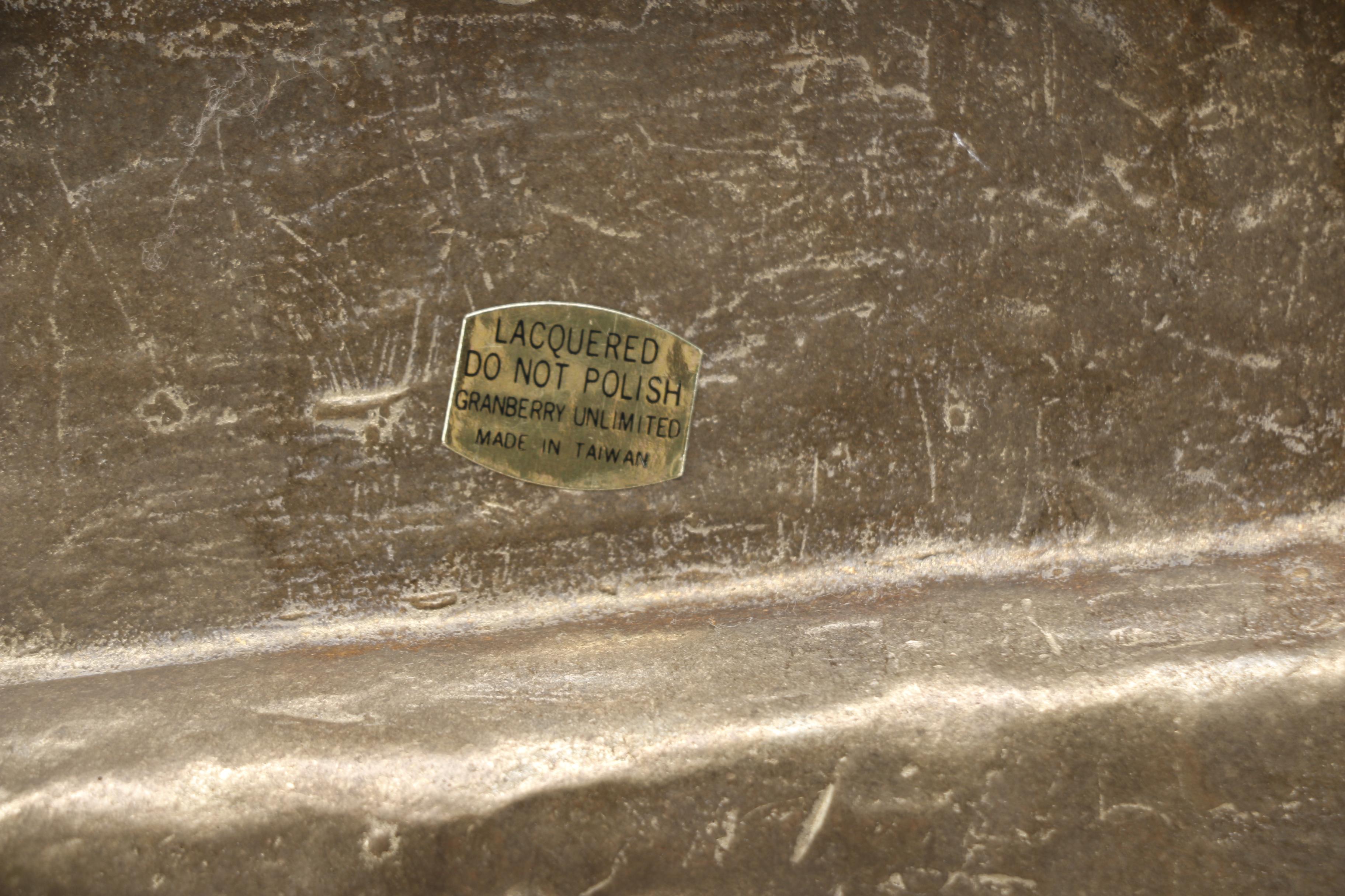 Brass Letter Holder and Display Planter