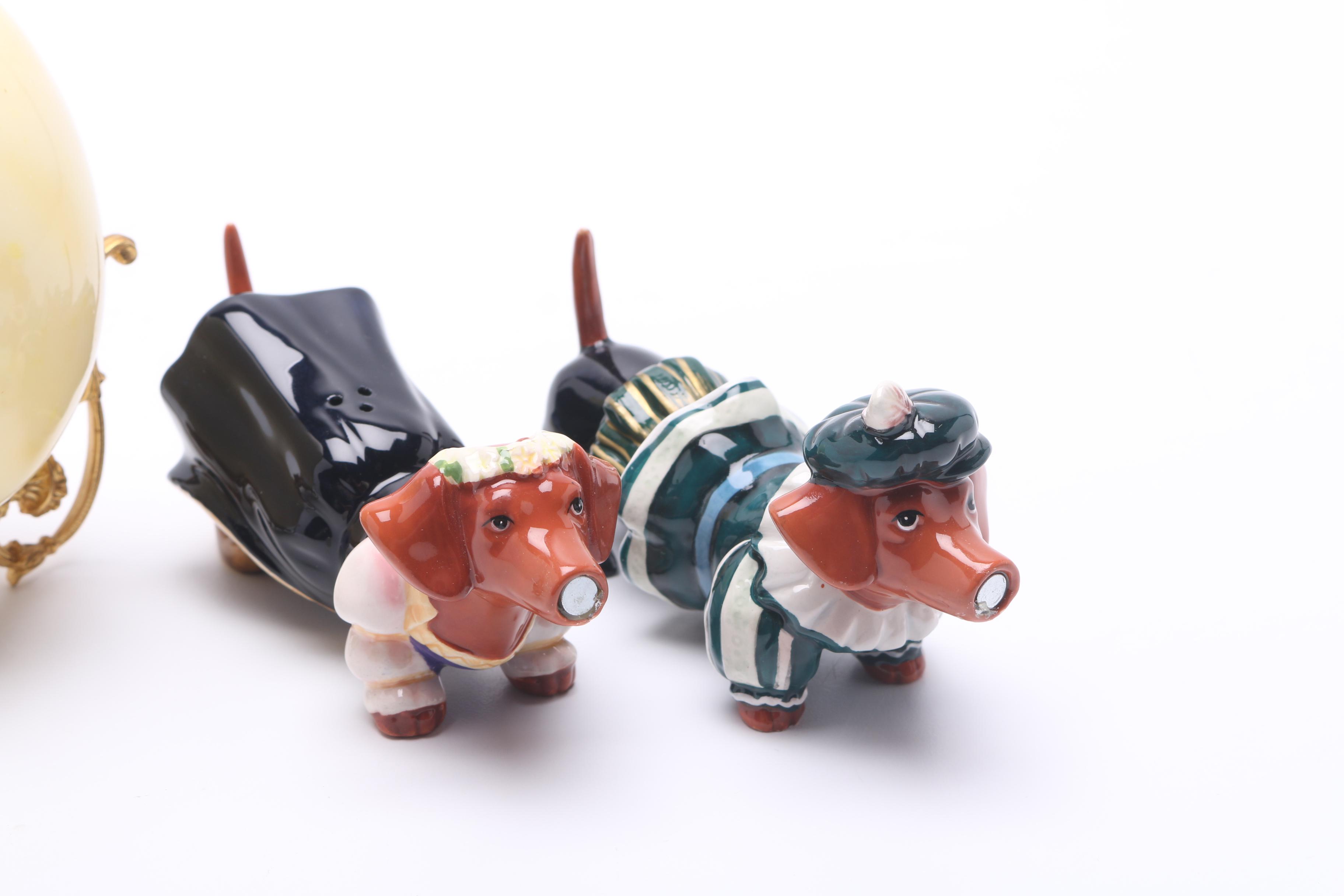 Alabaster Egg and Ceramic Décor