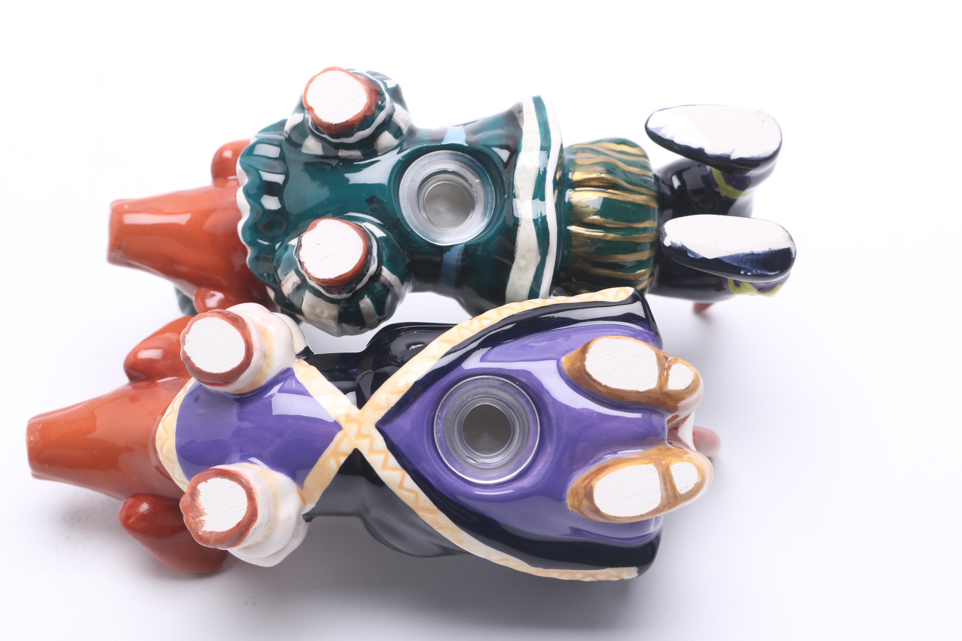 Alabaster Egg and Ceramic Décor