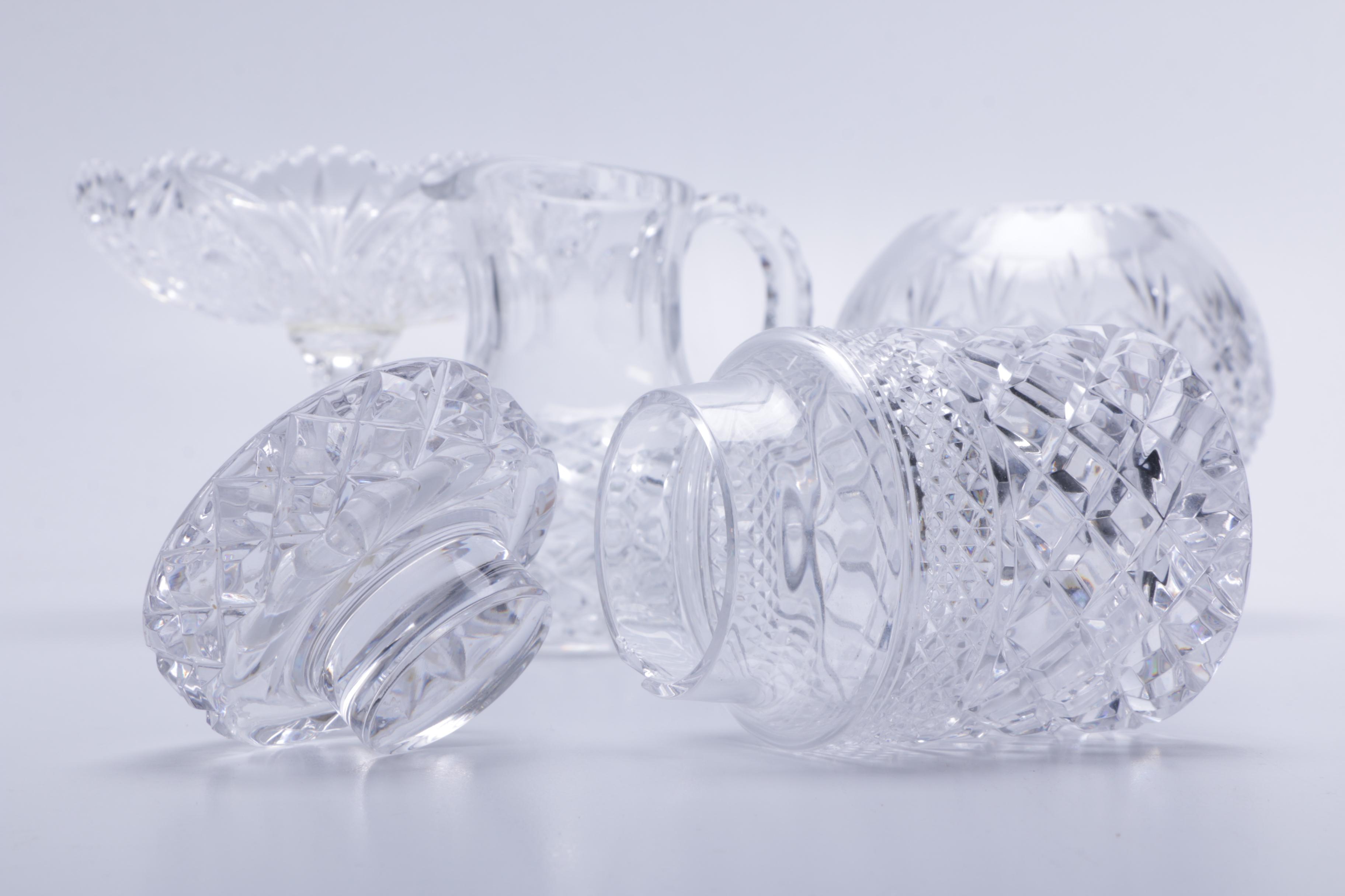 Cut Crystal and Glass Tableware