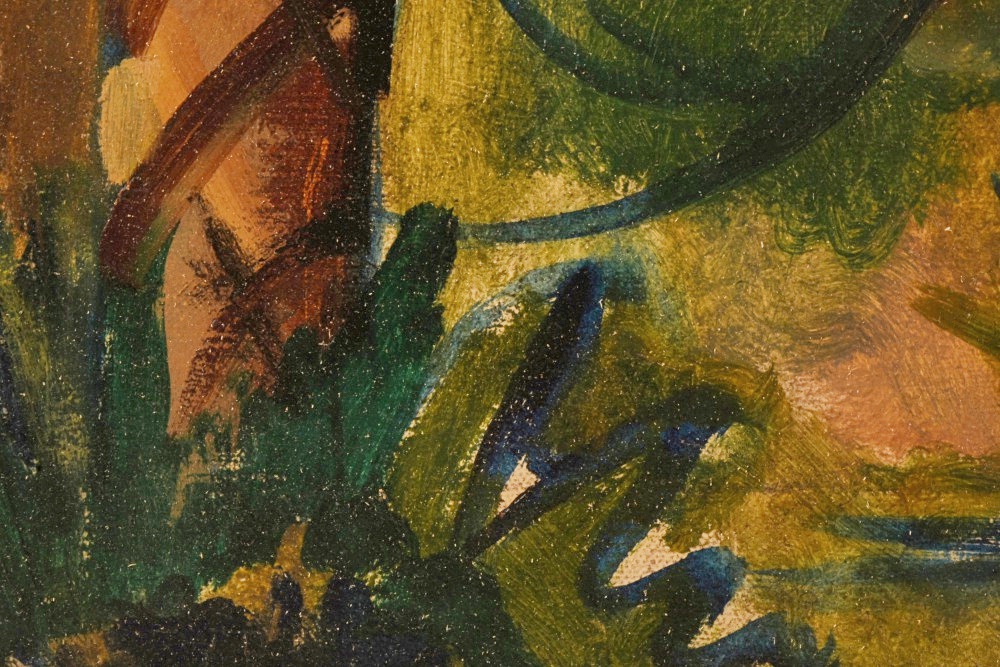 "Aquaduct" Original Painting by Edgar Yaeger (1904-1997)