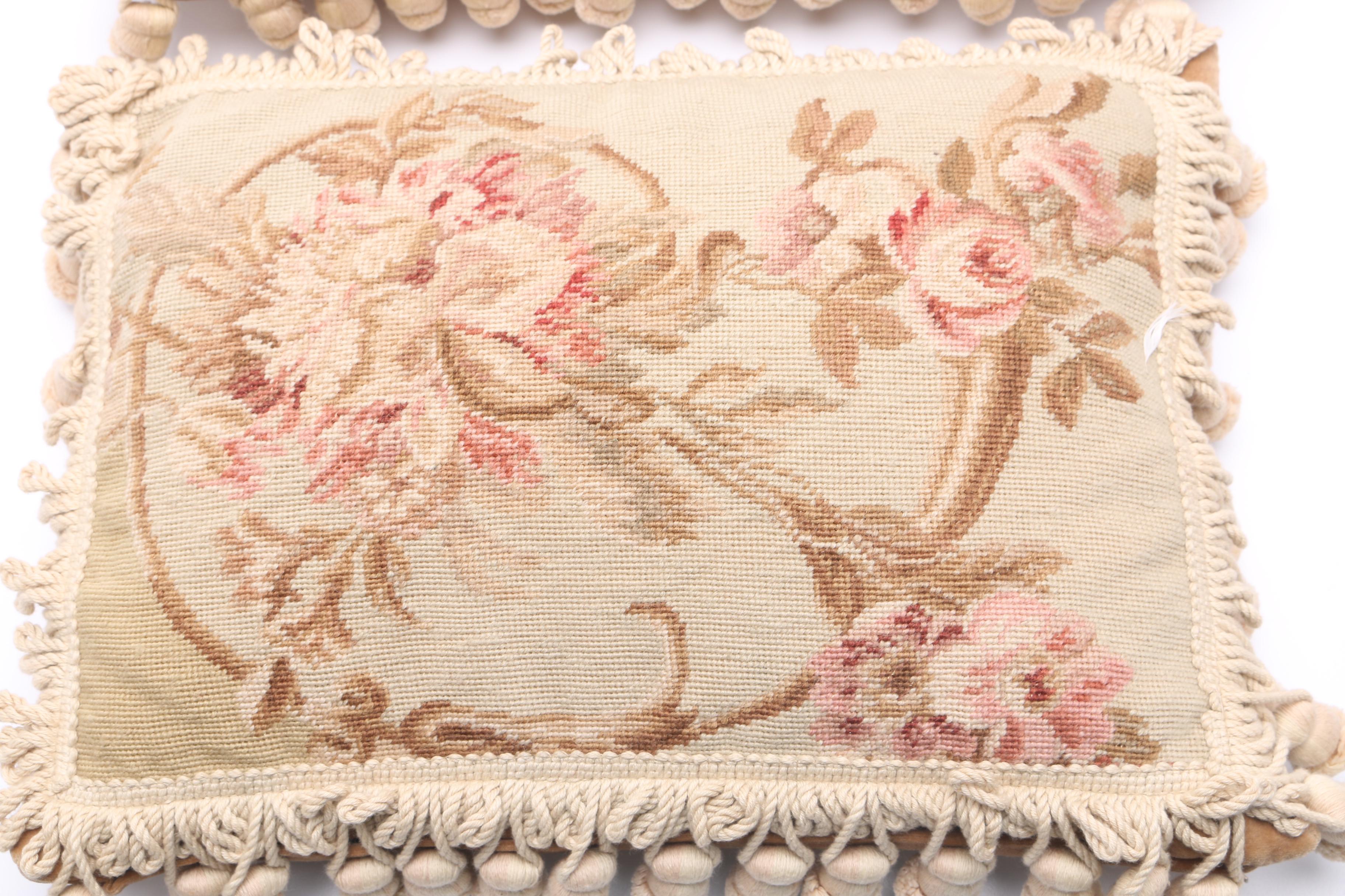 Pair of Aubusson-Style Throw Pillows