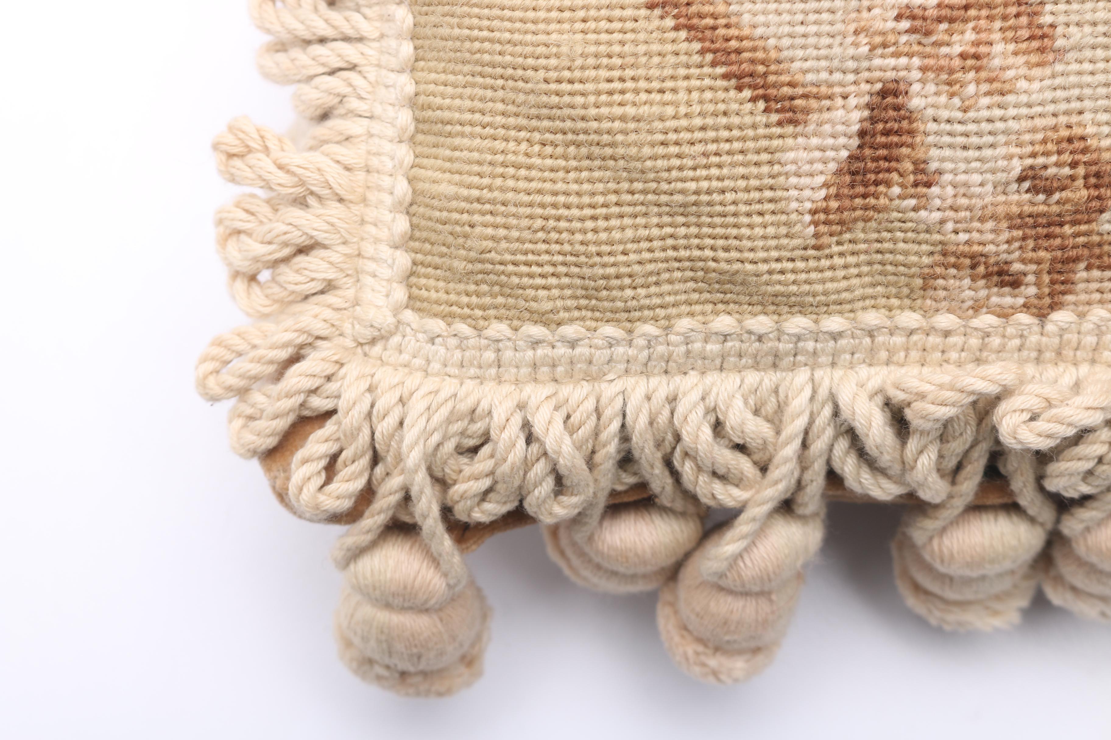 Pair of Aubusson-Style Throw Pillows