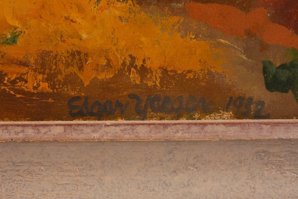 "Aquaduct" Original Painting by Edgar Yaeger (1904-1997)