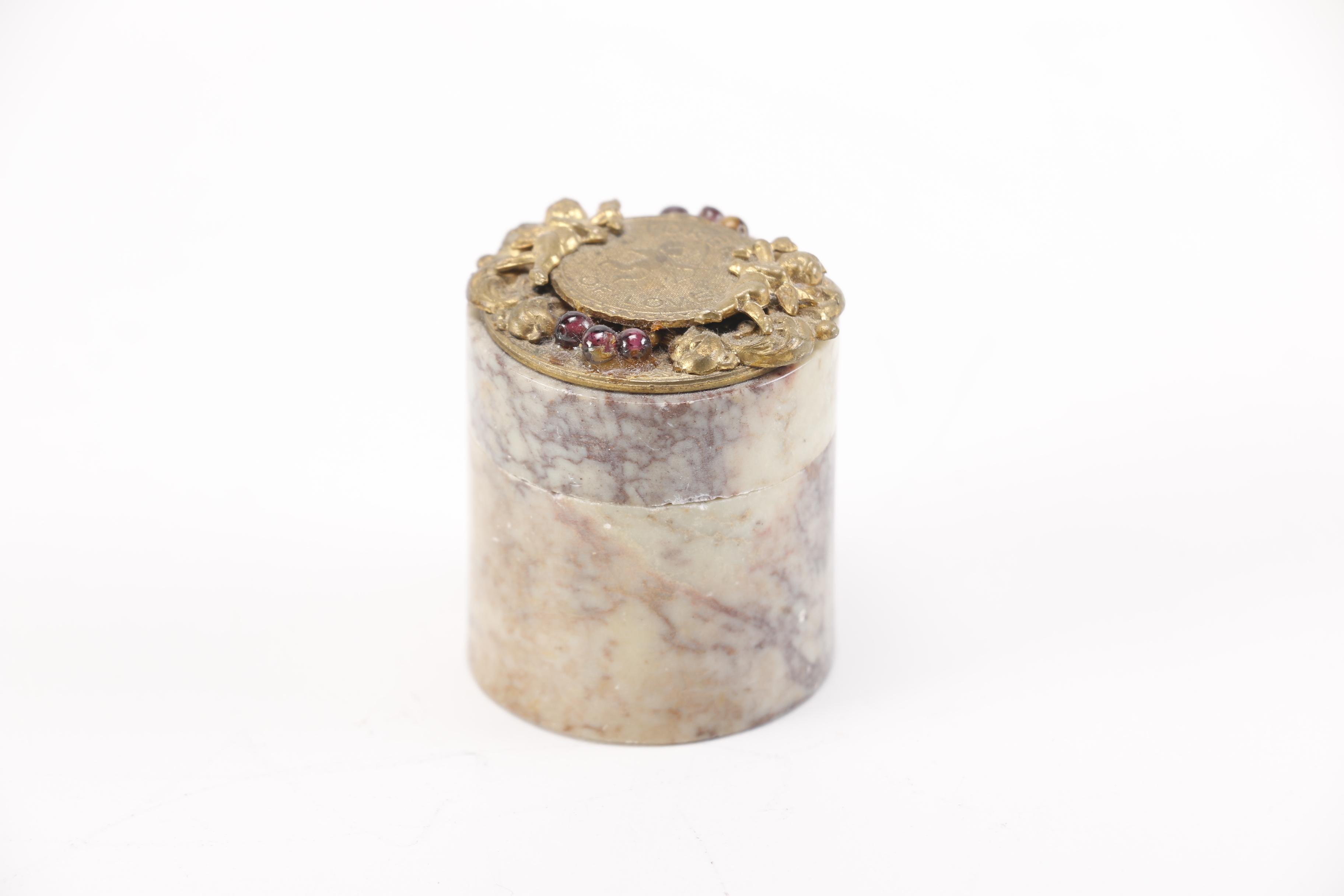 Porcelain Vase, Plate, and Powder Box