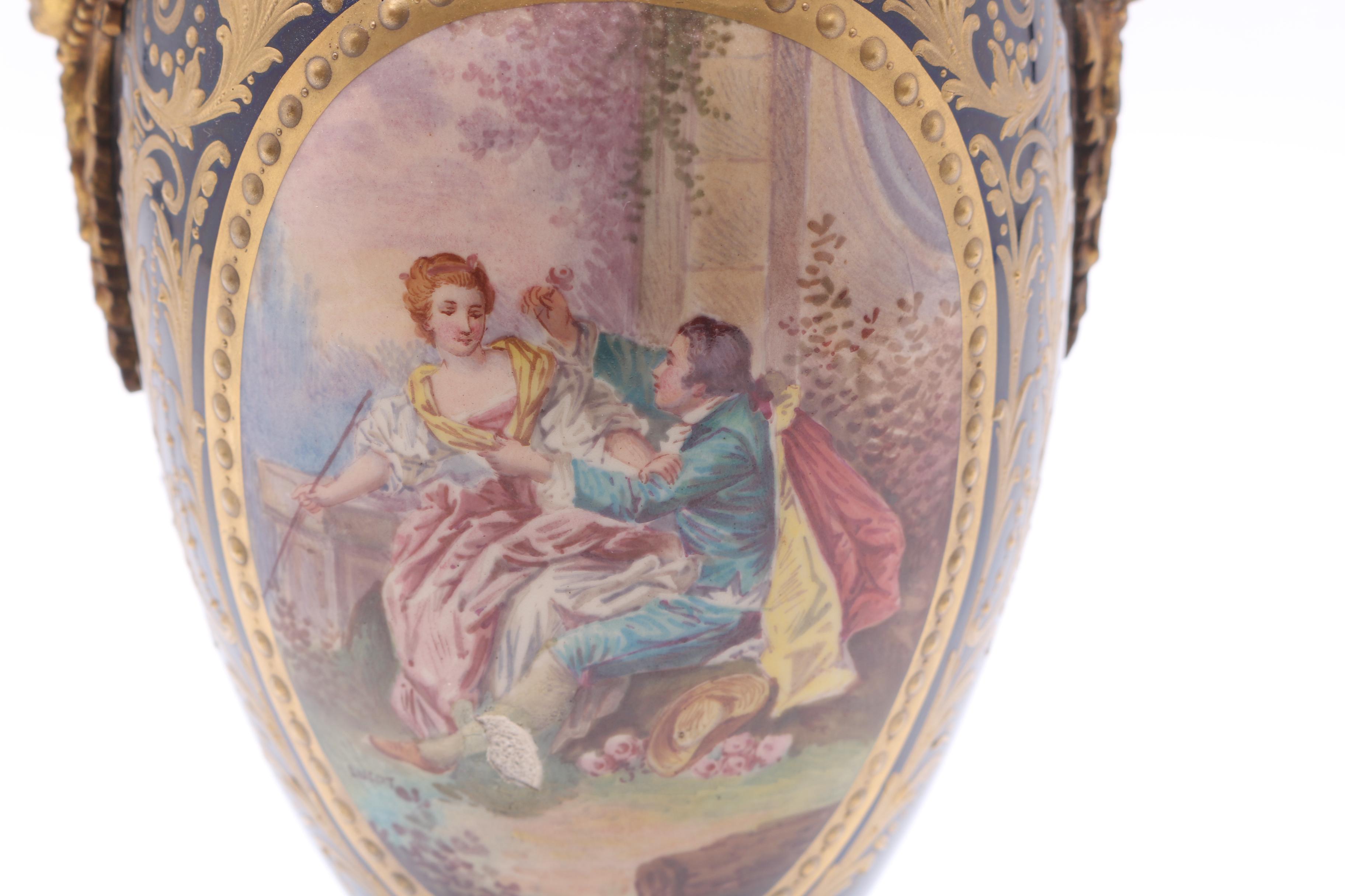 Sevres Style Vase