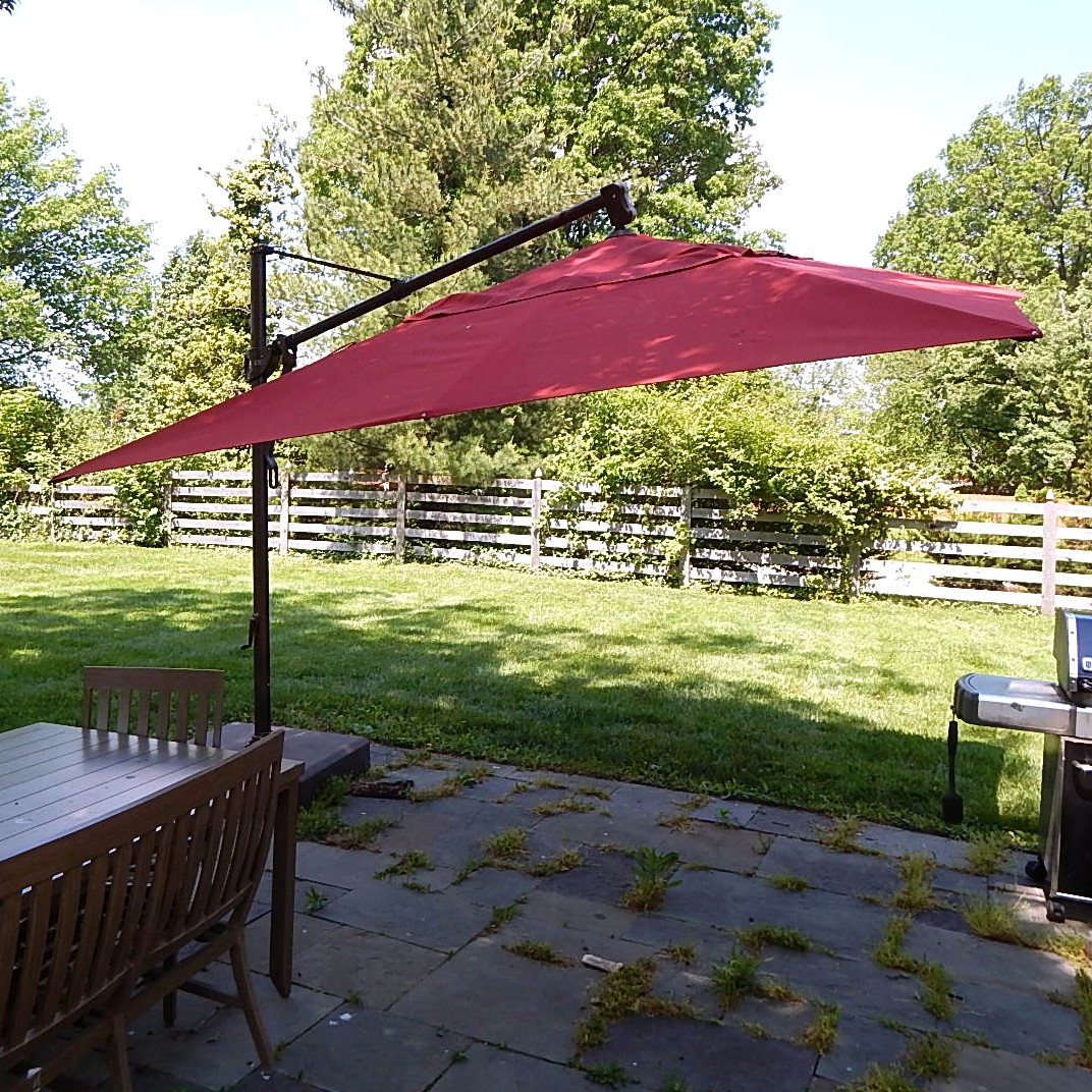 Obravia Red Patio Shade Umbrella