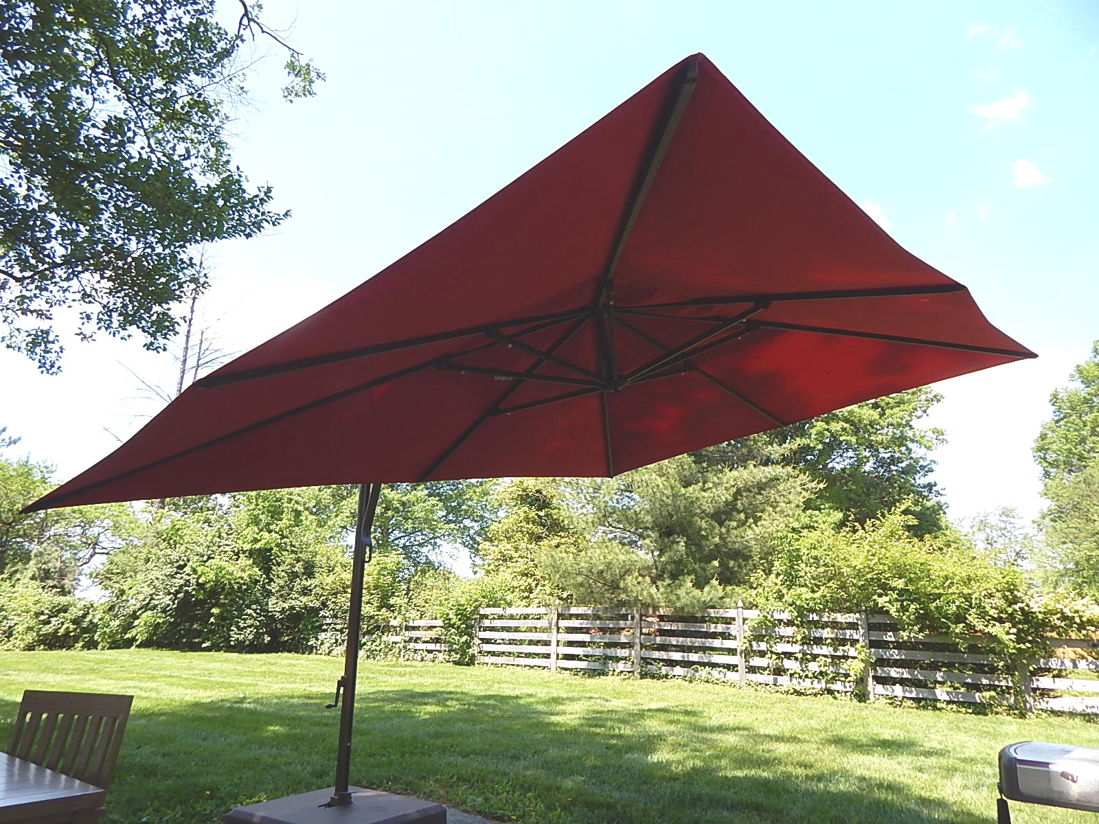 Obravia Red Patio Shade Umbrella