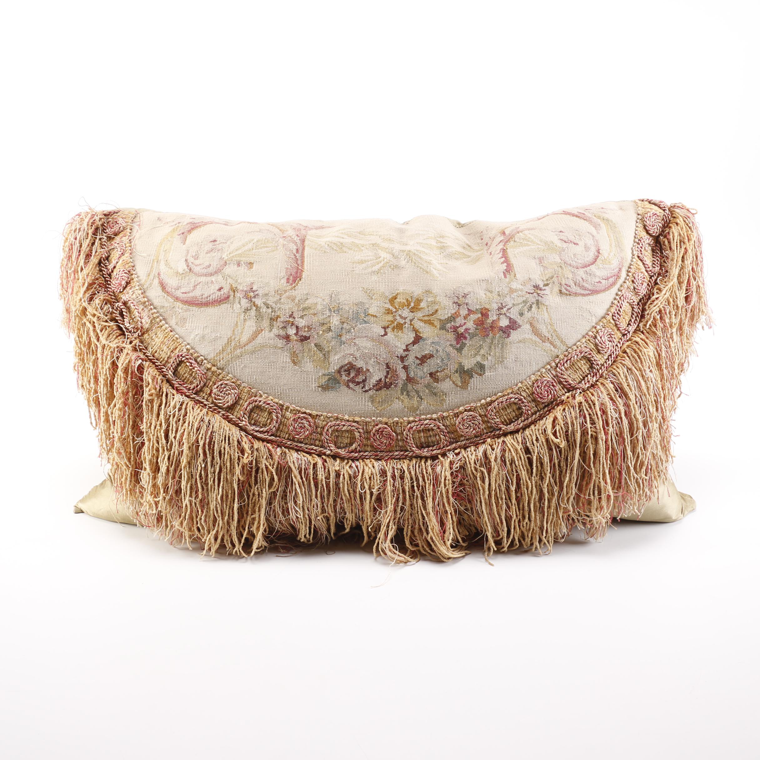 Aubusson-Style Accent Pillow