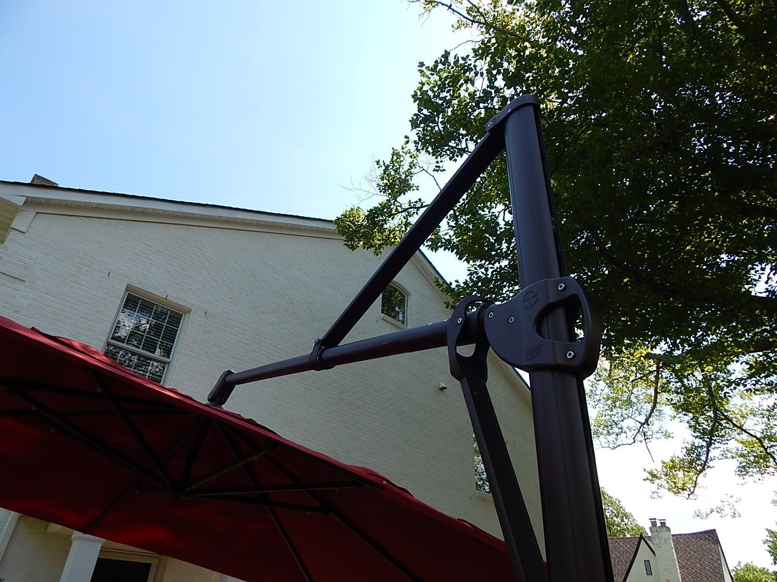 Obravia Red Patio Shade Umbrella